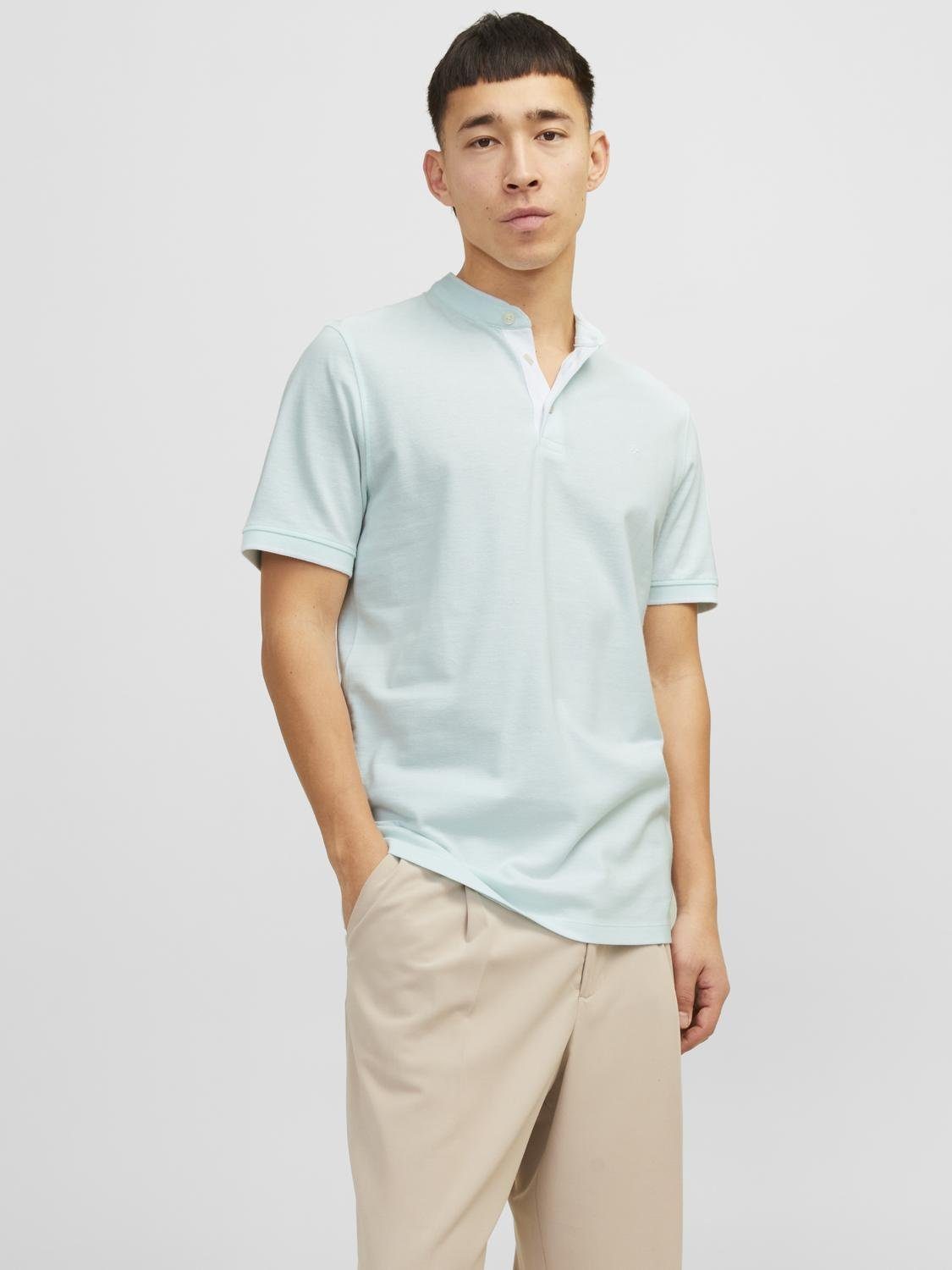 Jack & Jones Poloshirt JJEPAULOS MAO POLO met geborduurd logo