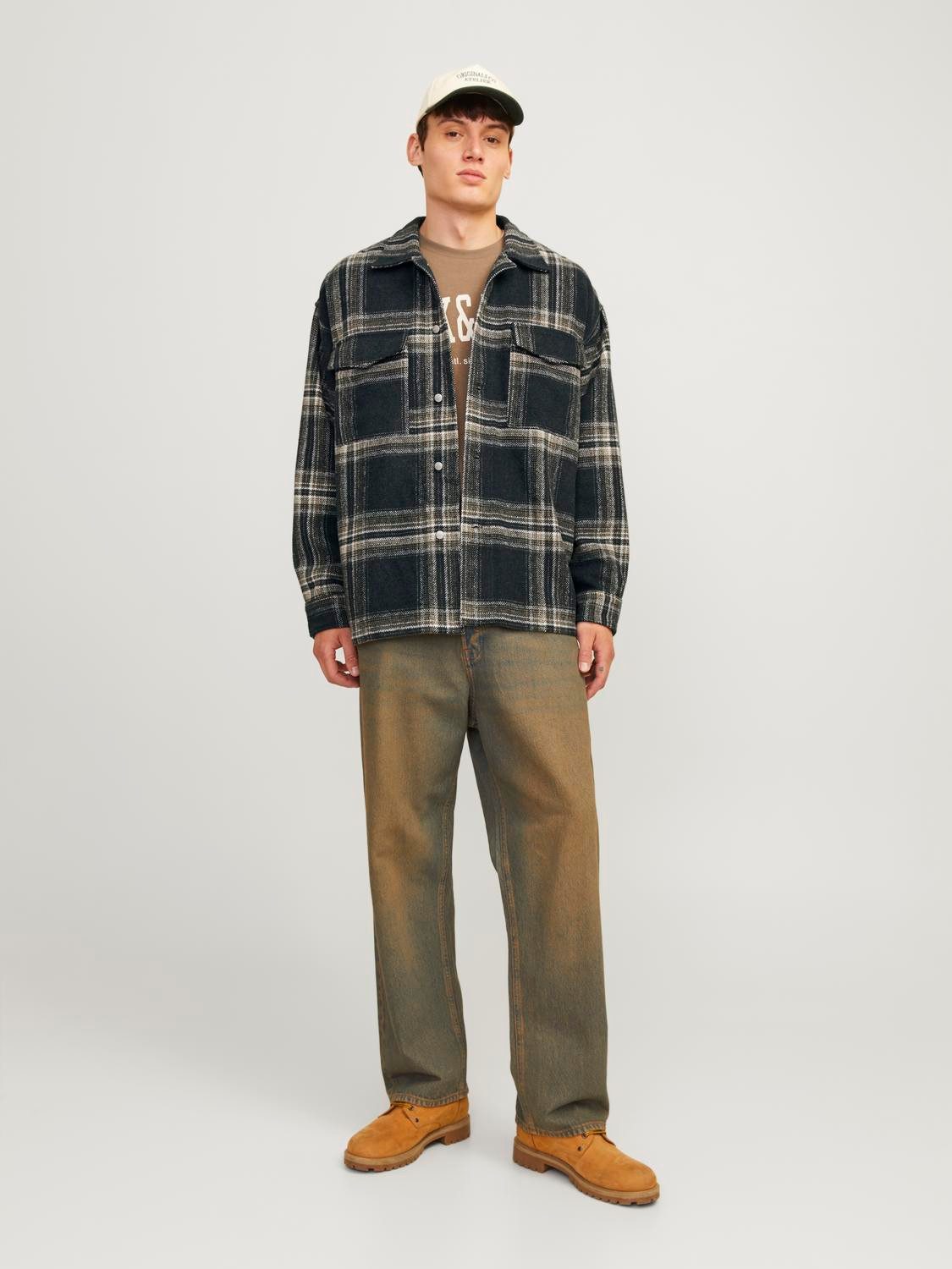 Jack & Jones Overhemd met lange mouwen JORVESTERBRO CHECK OVERSHIRT LS SN