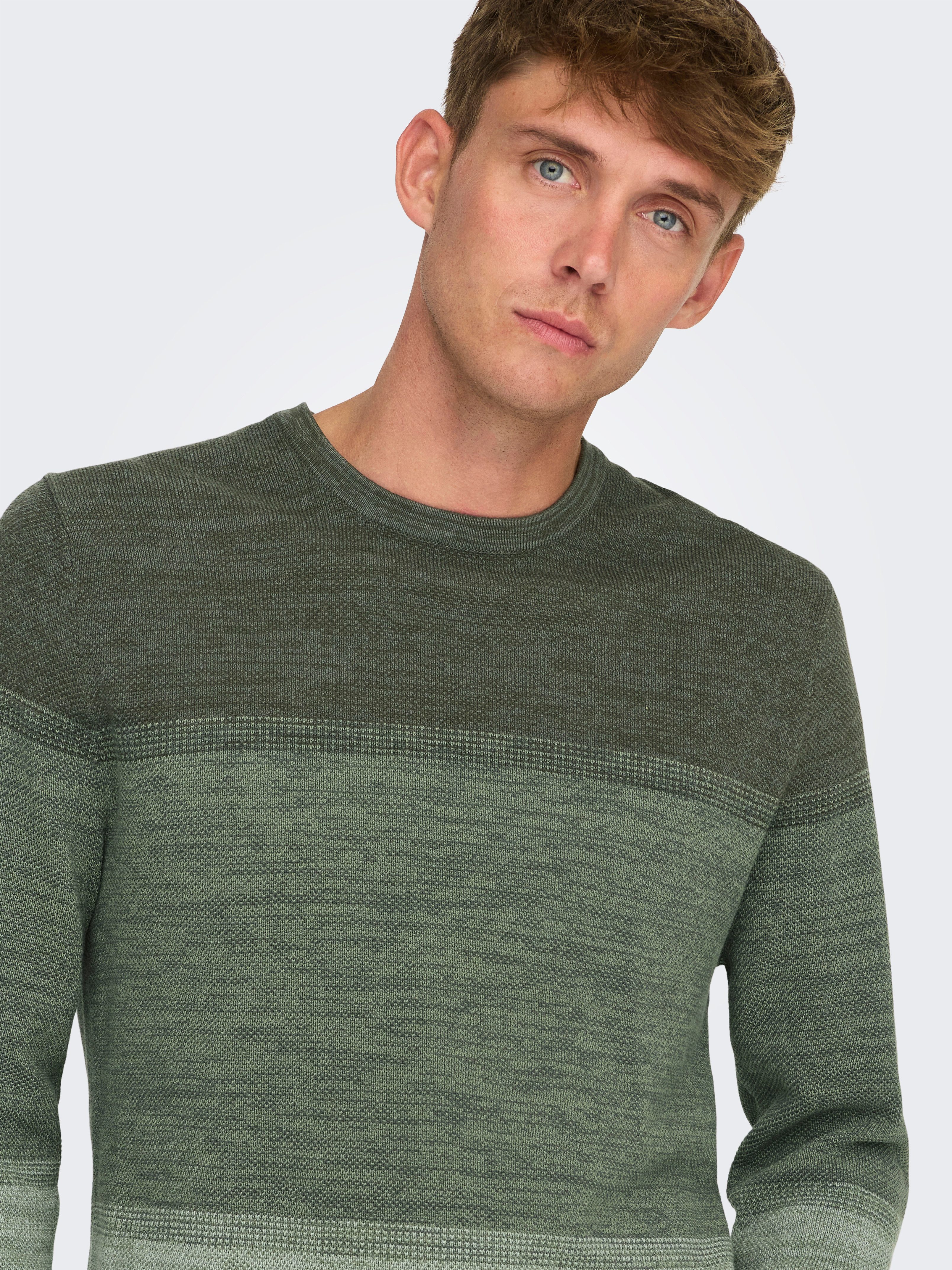 ONLY & SONS Gebreide trui ONSFELIX REG 12 CREW KNIT NOOS