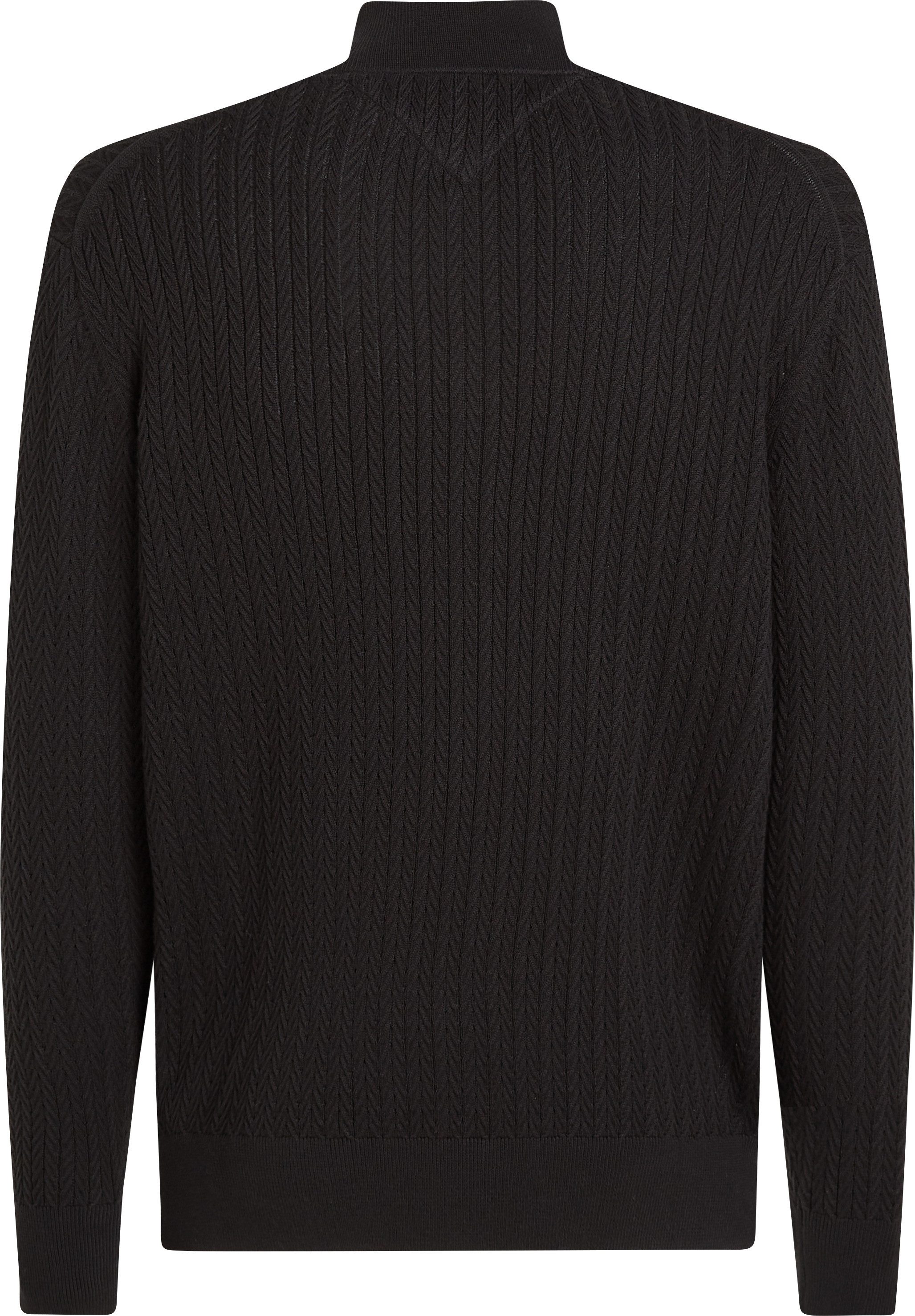 Tommy Hilfiger Vest HERRINGBONE STRUCTURE ZIP THRU