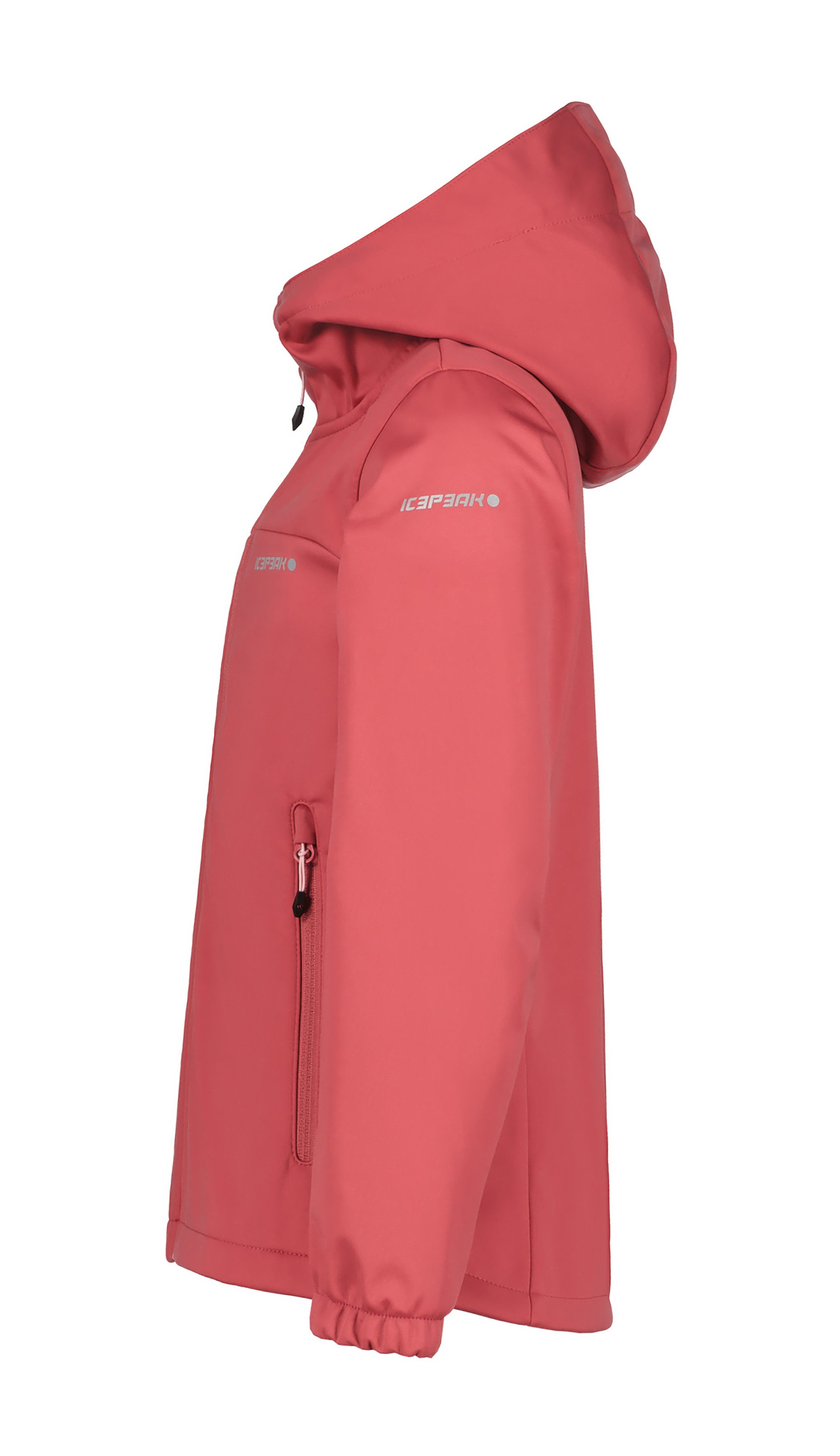 Icepeak Softshell-jack KULM JR met modieuze logo-opschriften (1 stuk)