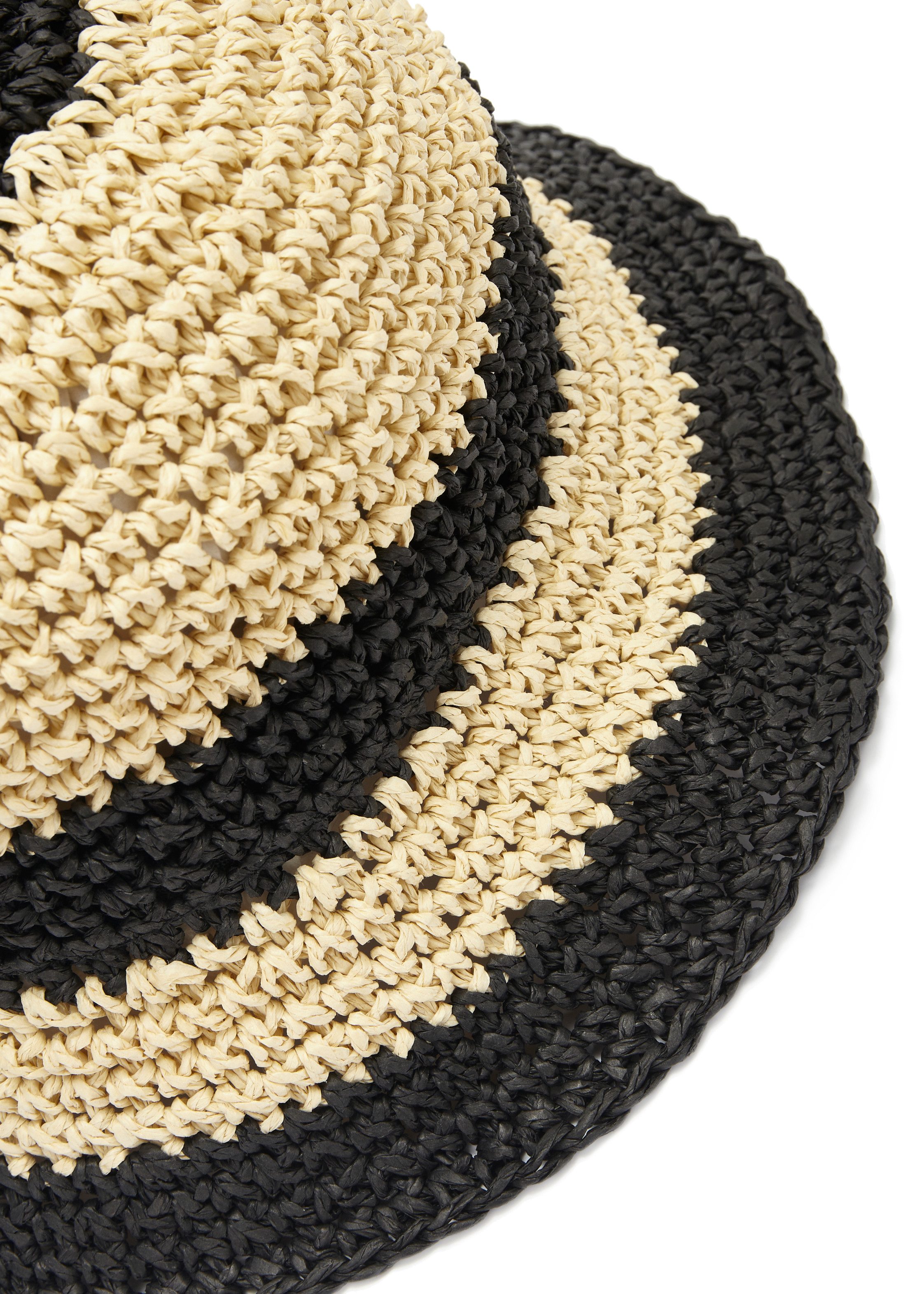 Lascana Strohoed Bucket hat van stro, zomerhoed, hoofddeksel VEGAN