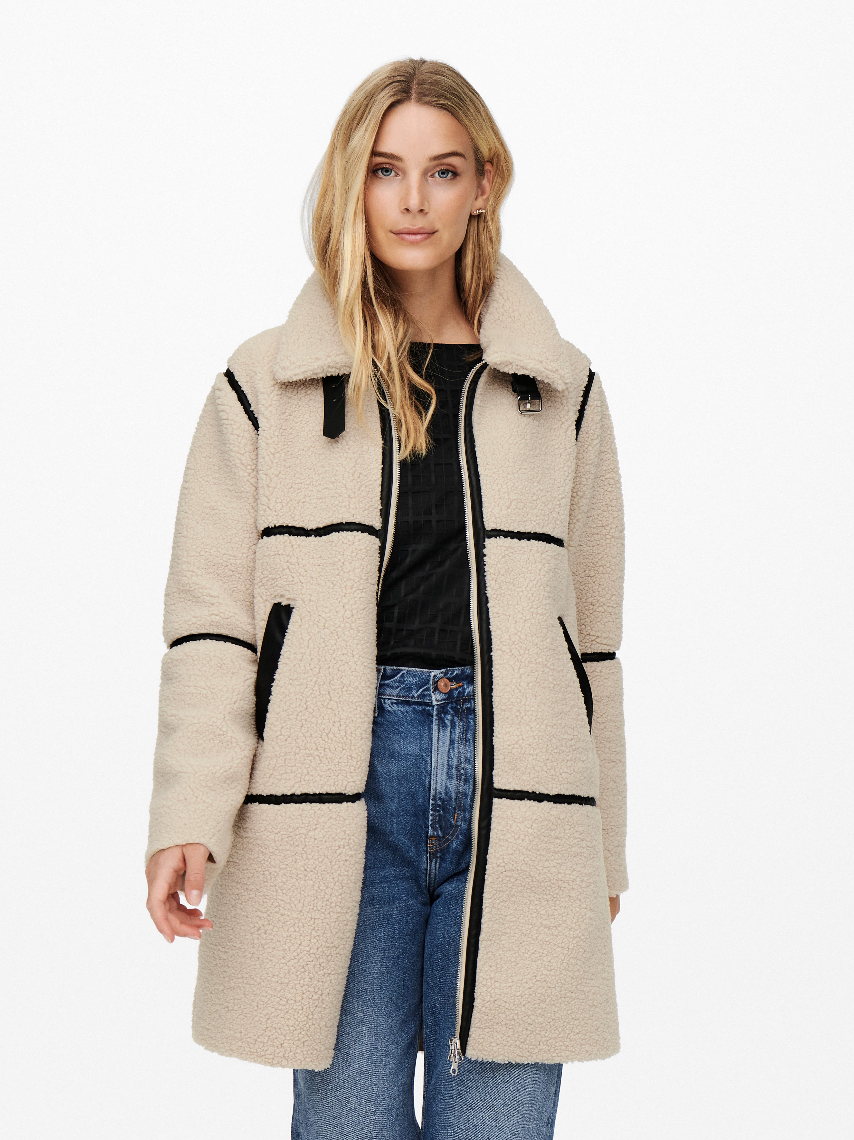 JDY Korte jas JDYFROSTY LIFE TEDDY LONG JKT OTW NOOS