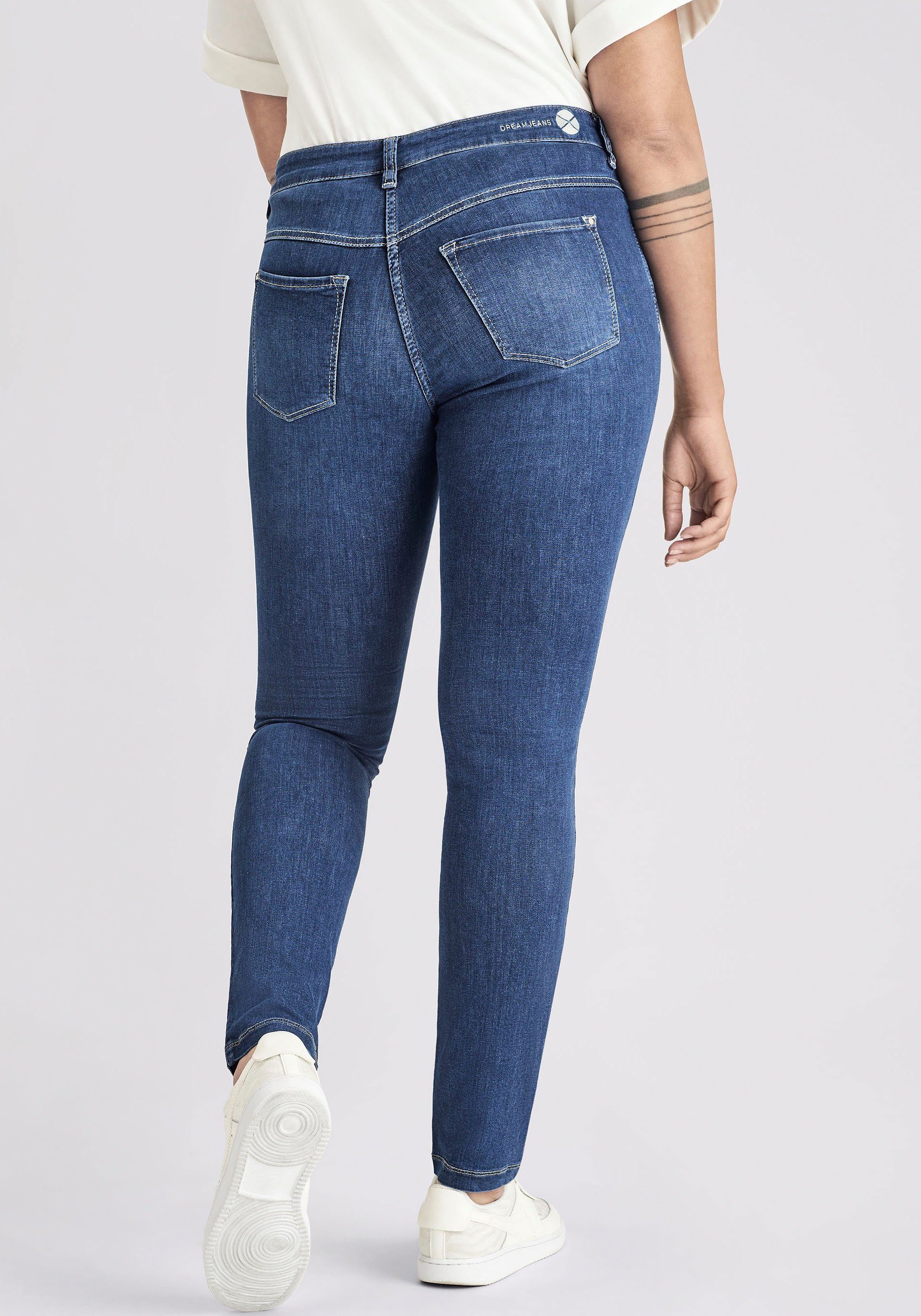 MAC Skinny fit jeans Dream Skinny in hoog-elastische kwaliteit voor de perfecte pasvorm