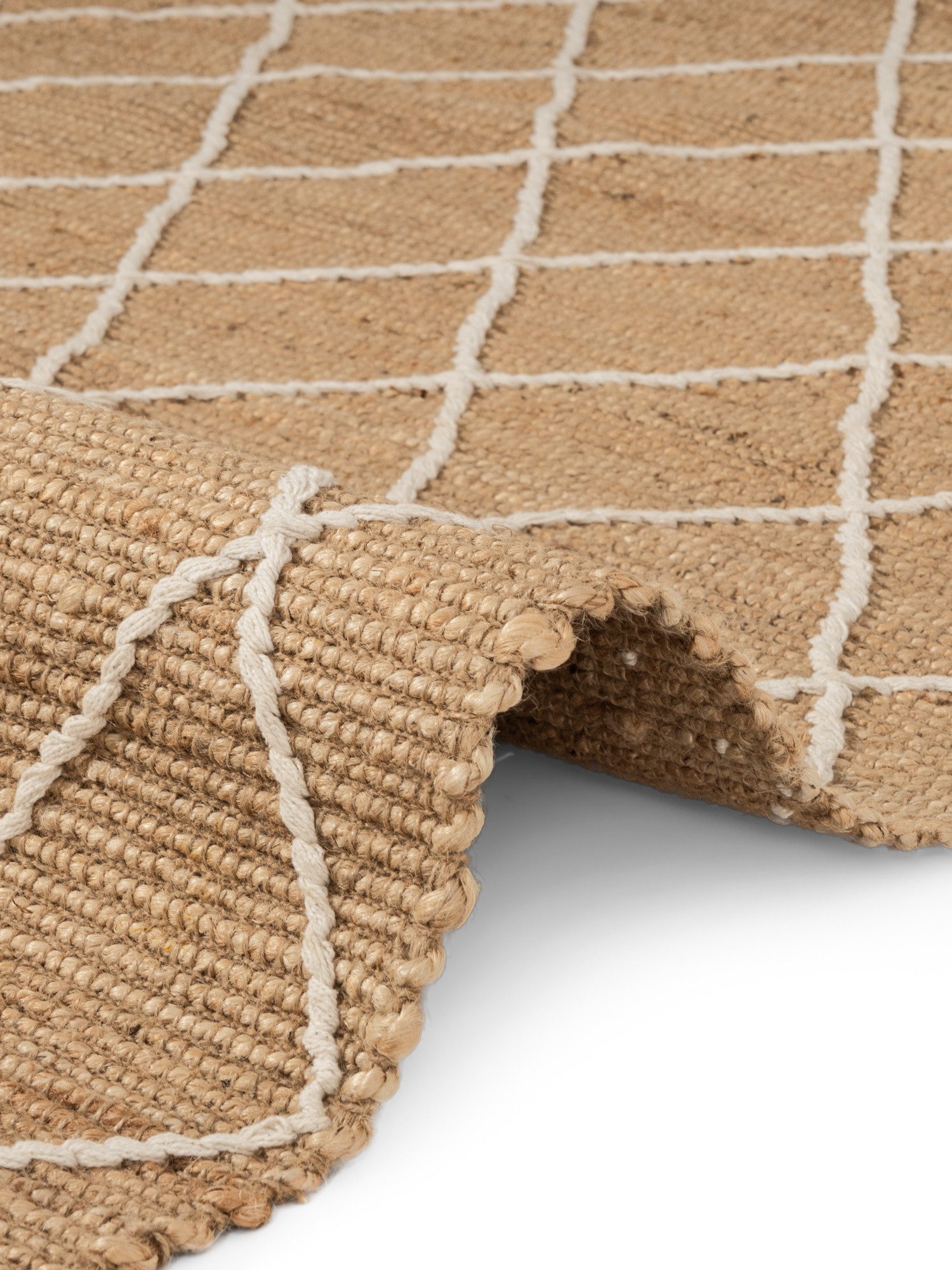 HANSE Home Vloerkleed Kunu jute tapijt Natuurlijke vezels, jute met katoen, woonkamer, hal, gang, boho, scandi