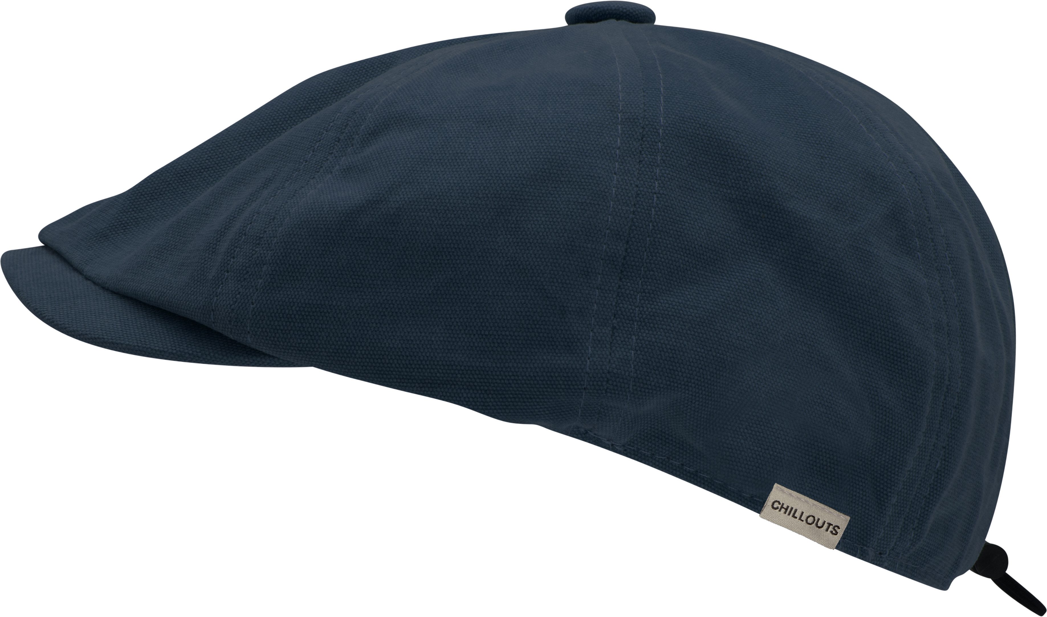 chillouts Flat cap Dartford Hat met cijfers borduursel-detail