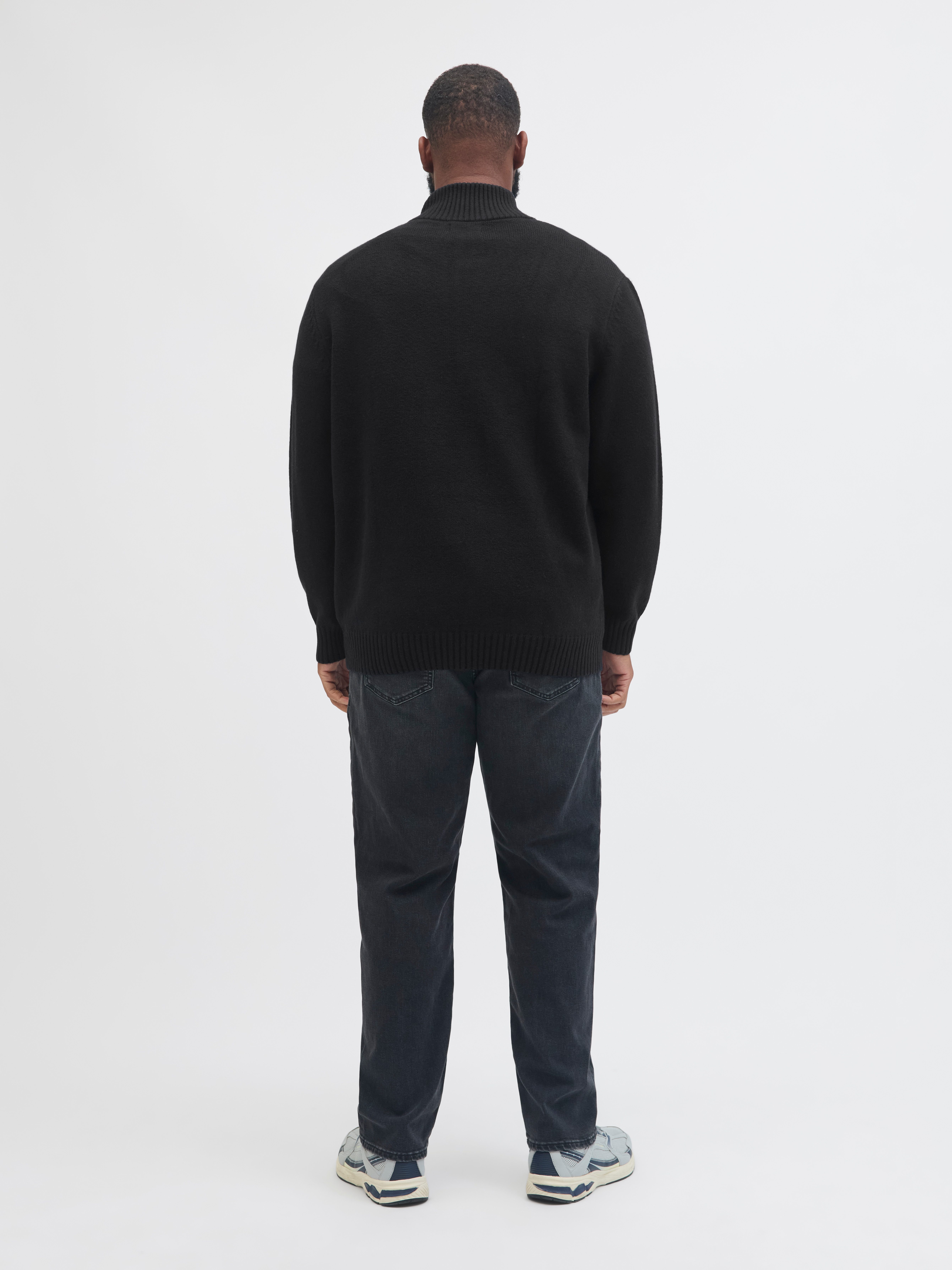 Jack & Jones PlusSize Schipperstrui JORNORREBRO KNIT HALF ZIP PLS