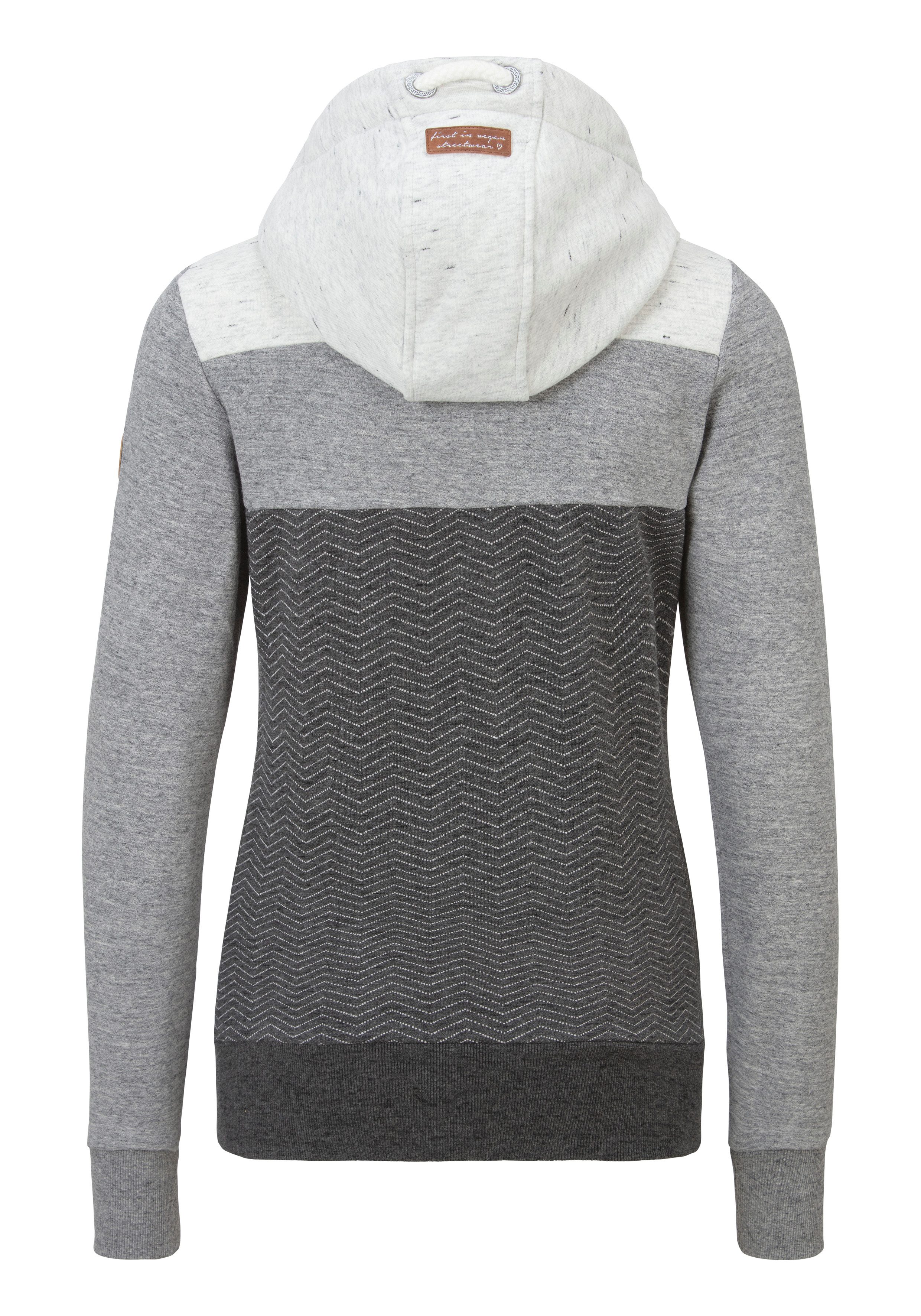 Ragwear Sweatvest TREGA ZIP O in colourblocking-design