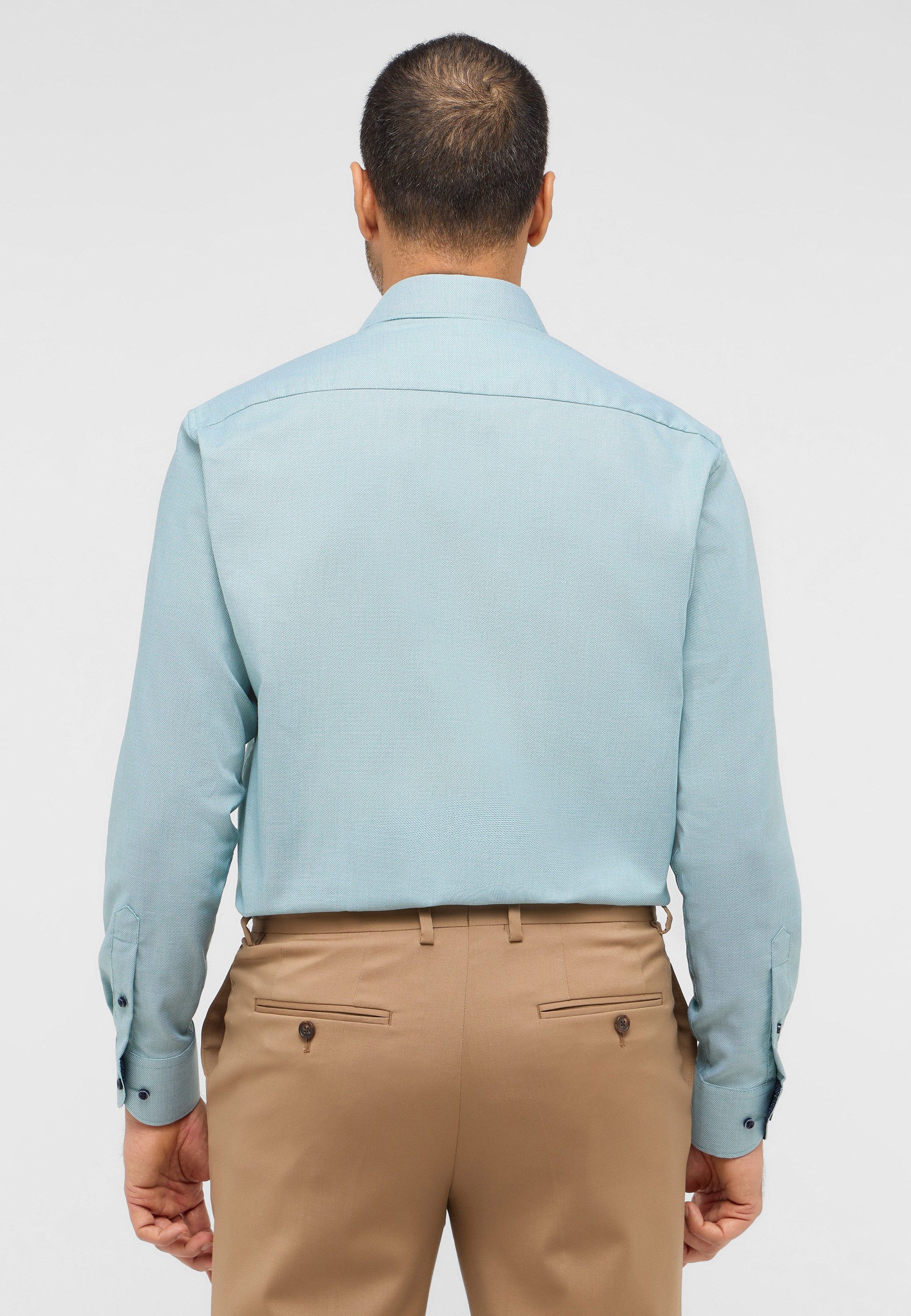 Eterna Overhemd met lange mouwen Comfort fit NON IRON (strijkvrij)