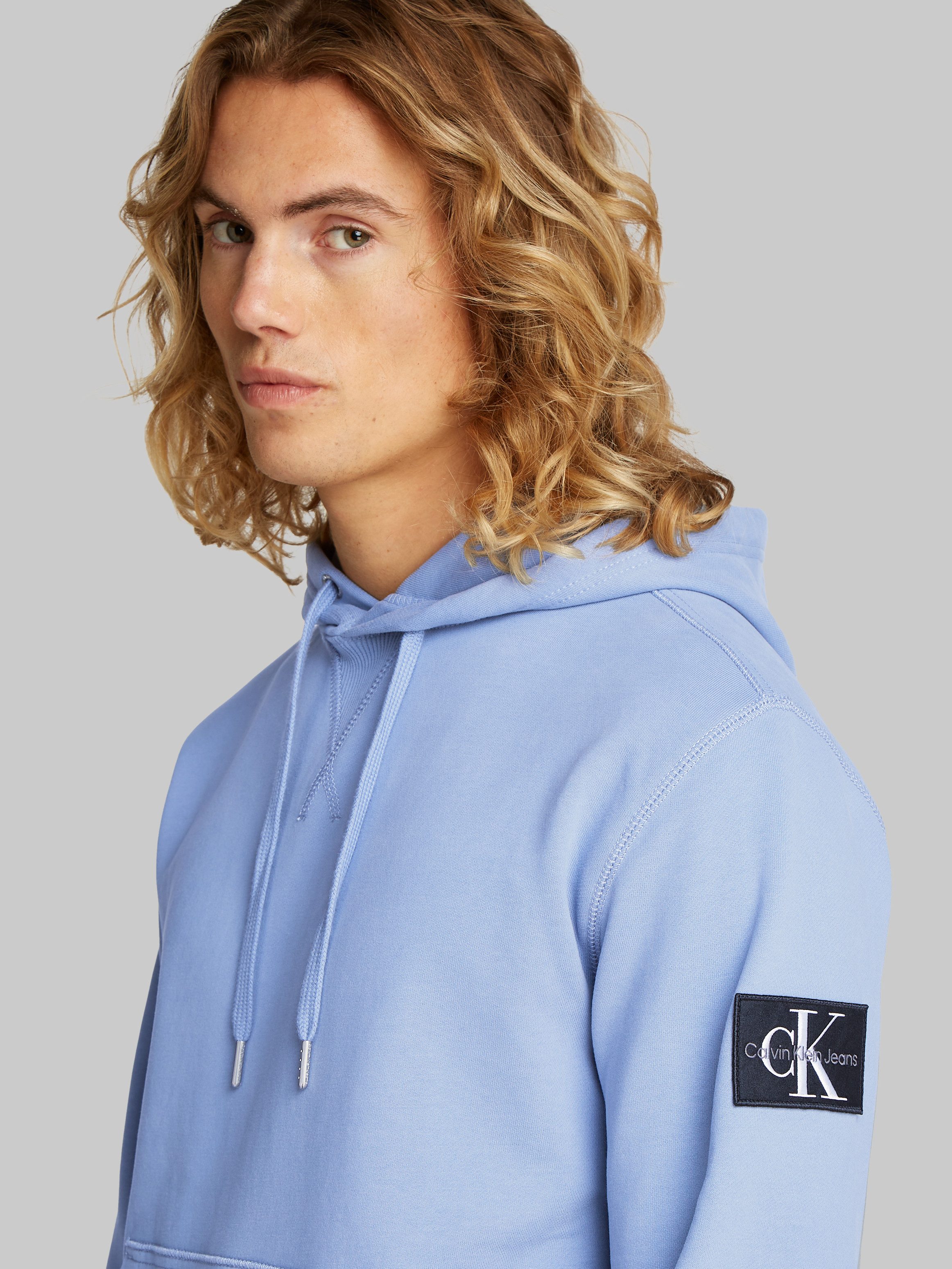 Calvin Klein Hoodie BADGE HOODIE met logopatch