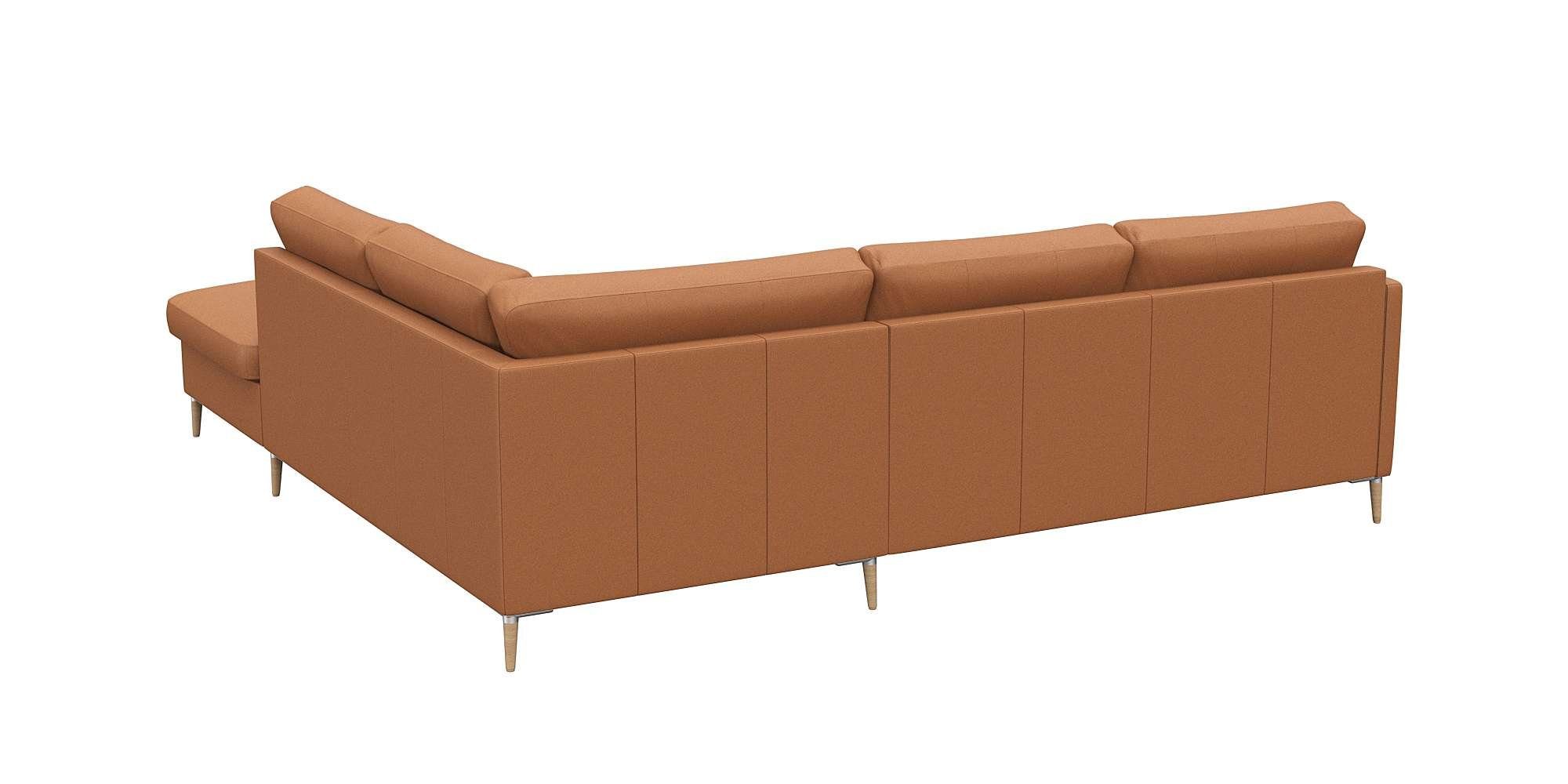 FLEXLUX Hoekbank Fiore, L-vorm, super comfortabel door koudschuim in de zitting
