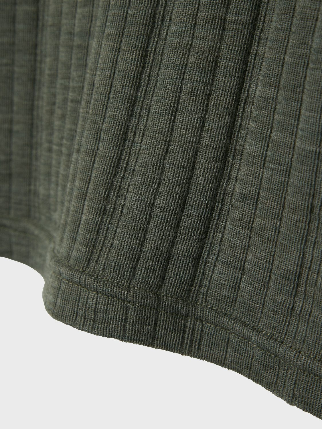 Name It Shirt met lange mouwen NMMWANG WOOL NEEDLE LS TOP SOLID NOOS