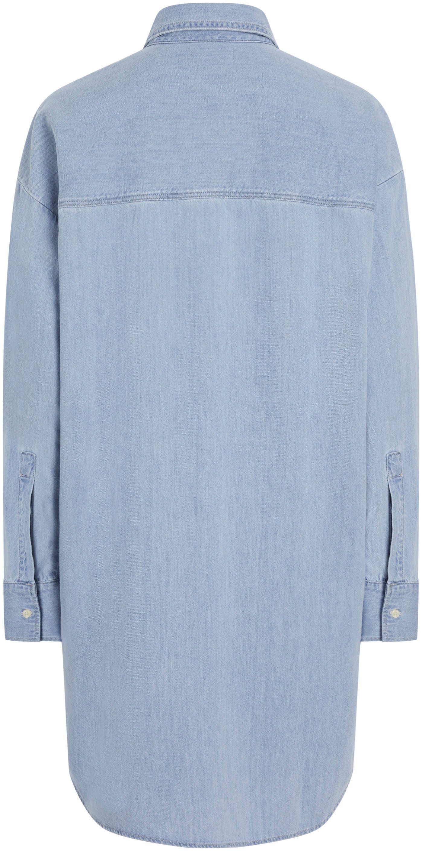 Calvin Klein Jeans jurk TENCEL LOOSE SHIRT DENIM DRESS