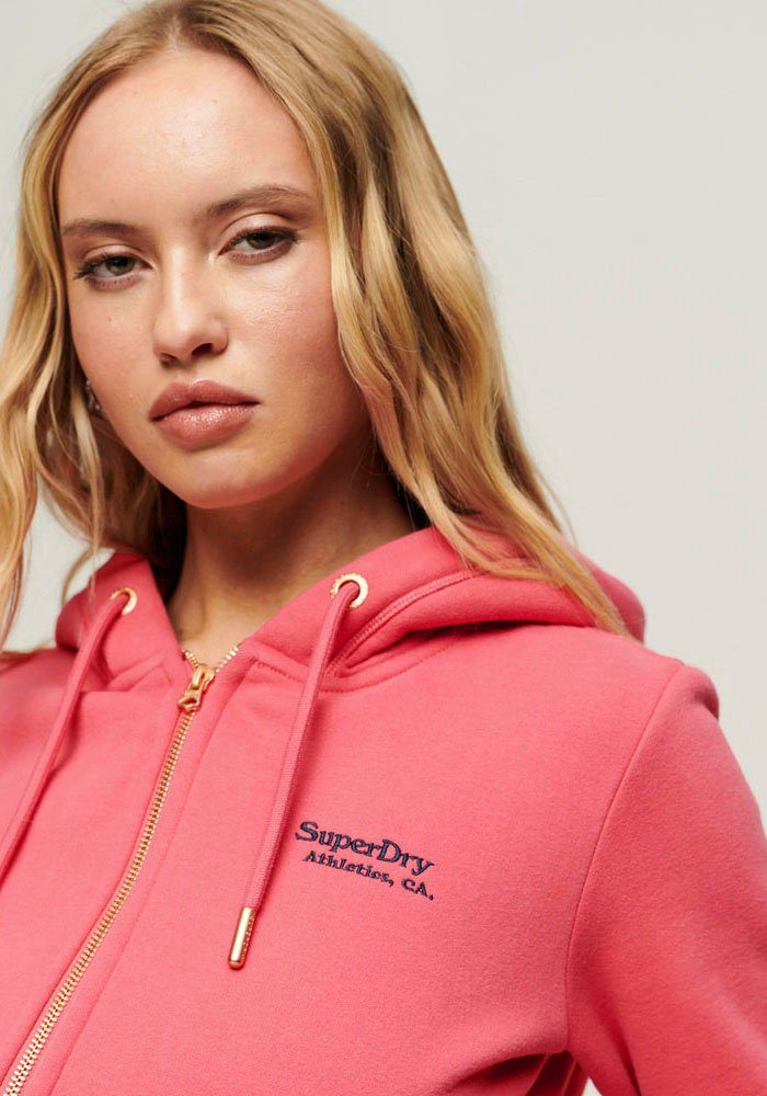 Superdry Capuchonsweatvest ESSENTIAL LOGO ZIP HOODIE