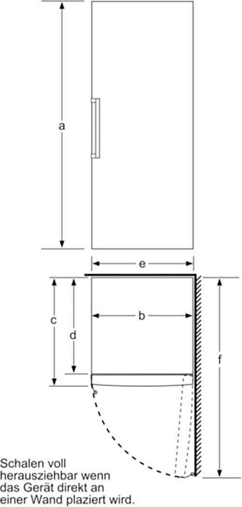SIEMENS Vrieskast GS51NAWCV