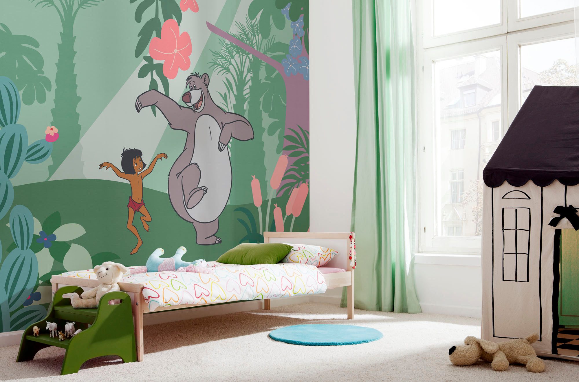 Komar Fotobehang Digitale print vlies - Jungle Book Just Kidding - Afmeting 300 x 250 cm (1 stuk)