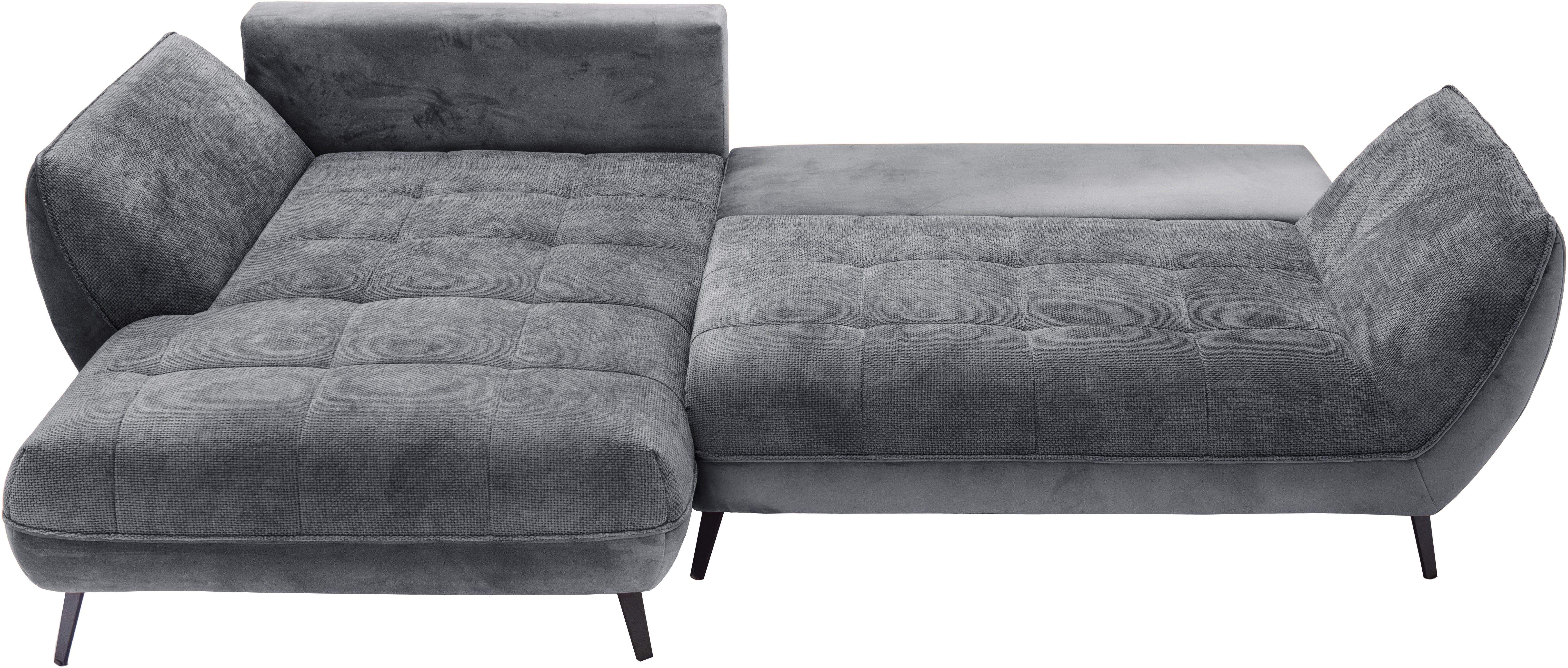 exxpo - sofa fashion Hoekbank Midway met eenvoudige Easy-Lift bedfunctie, comfortabel en modern