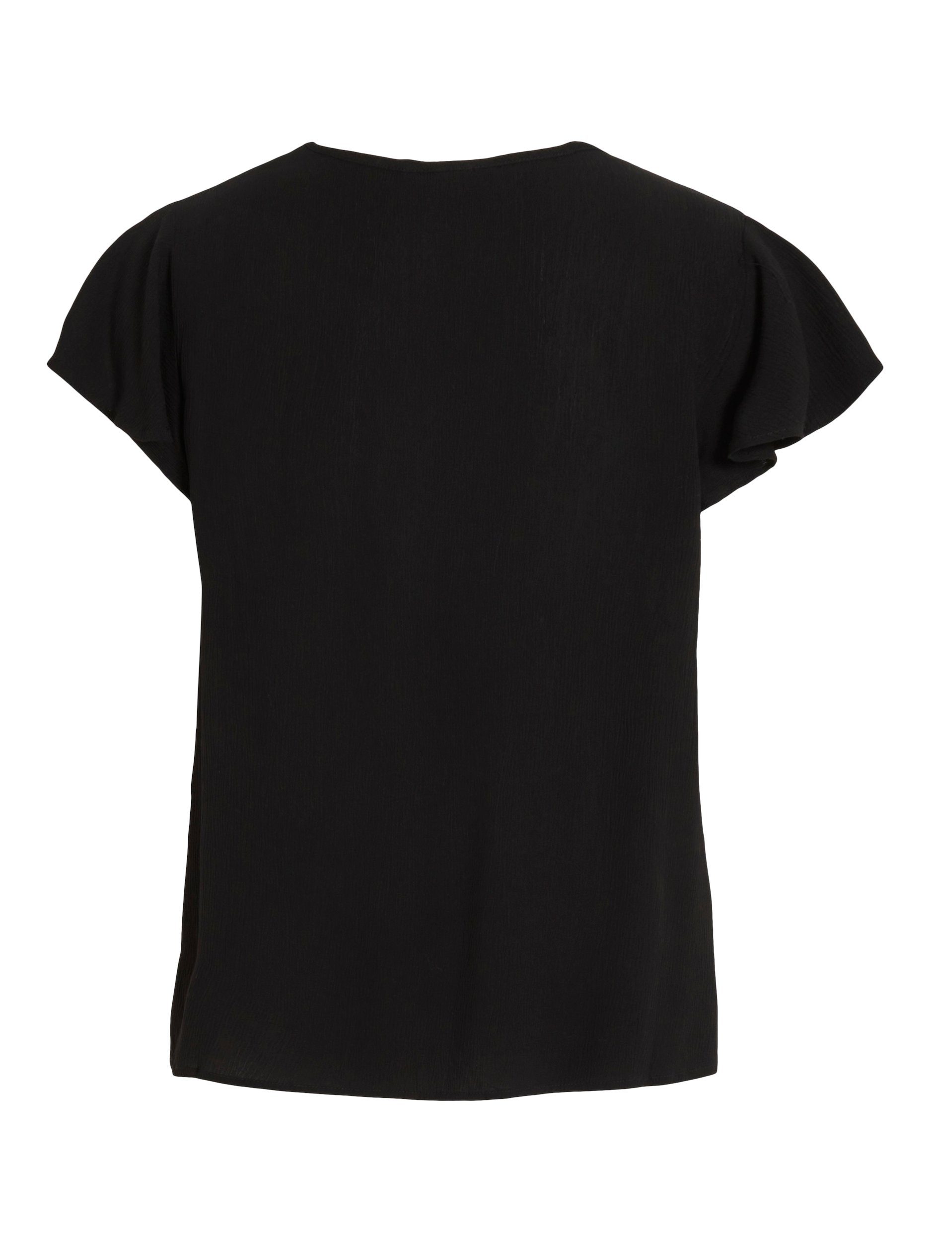 Vila Shirt met korte mouwen VIMESA TAPE DETAIL S/S TOP - NOOS