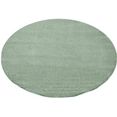 carpet city hoogpolig vloerkleed softshine 2236 bijzonder zacht door microvezel, woonkamer groen