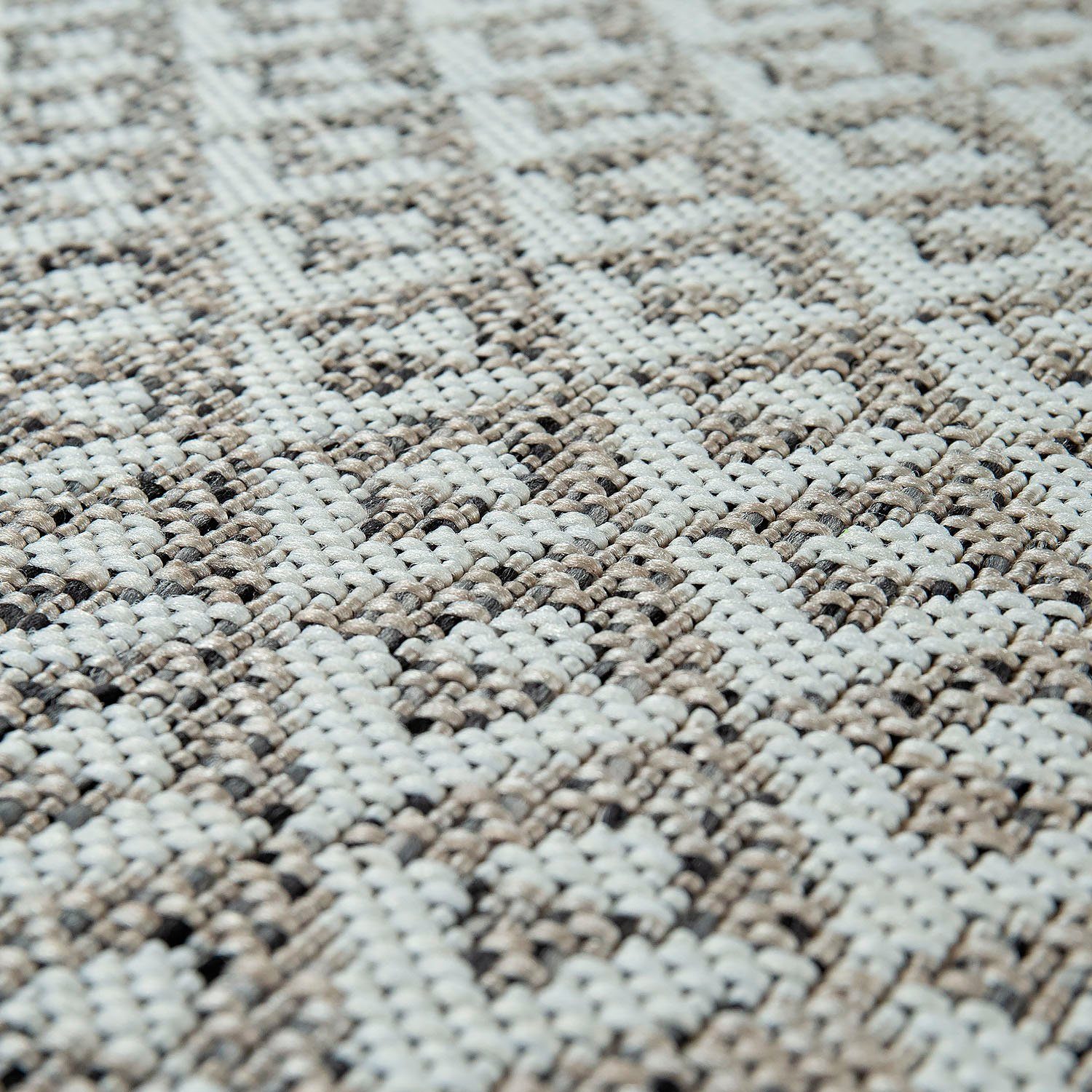 Paco Home Vloerkleed Kortrijk 745 Platweefsel, modern geometrisch design, geschikt voor binnen en buiten