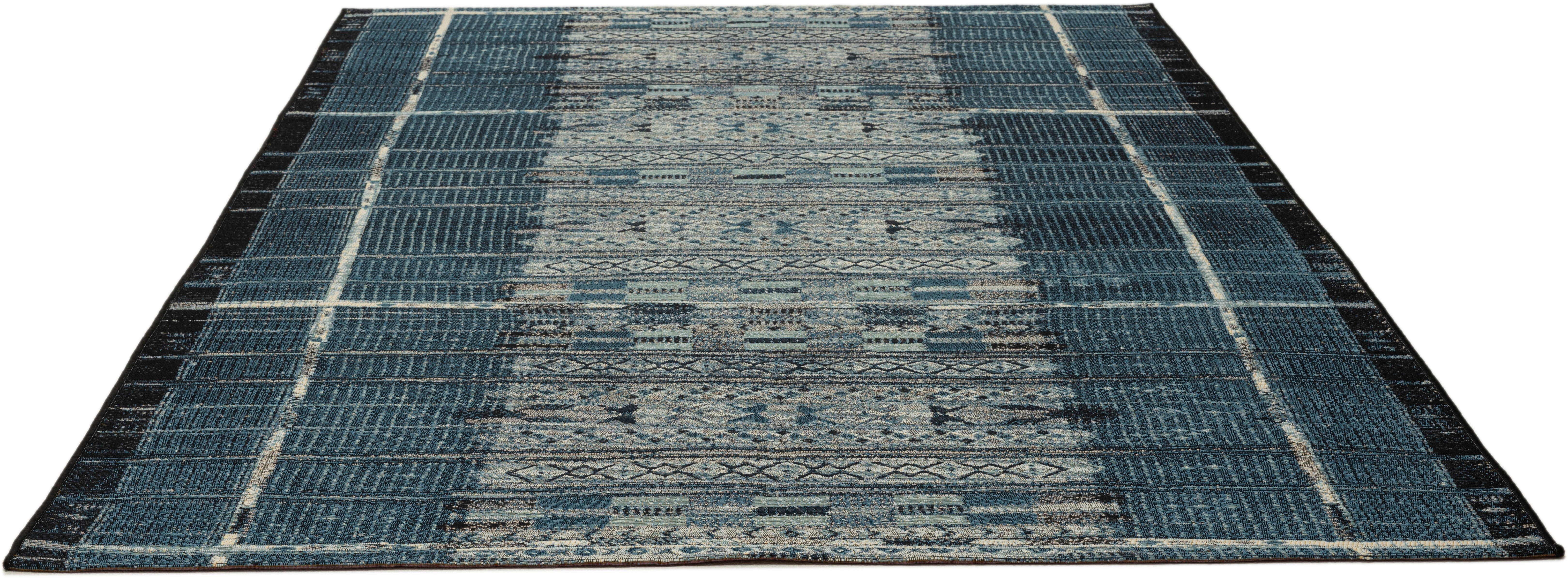 Gino Falcone Vloerkleed Outdoor-Africa 38 Platweefsel, etnostijl, geschikt voor binnen en buiten