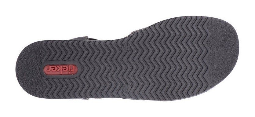 Rieker Sandalen zomerschoen, sandaal, sleehak, met decoratieve steentjes