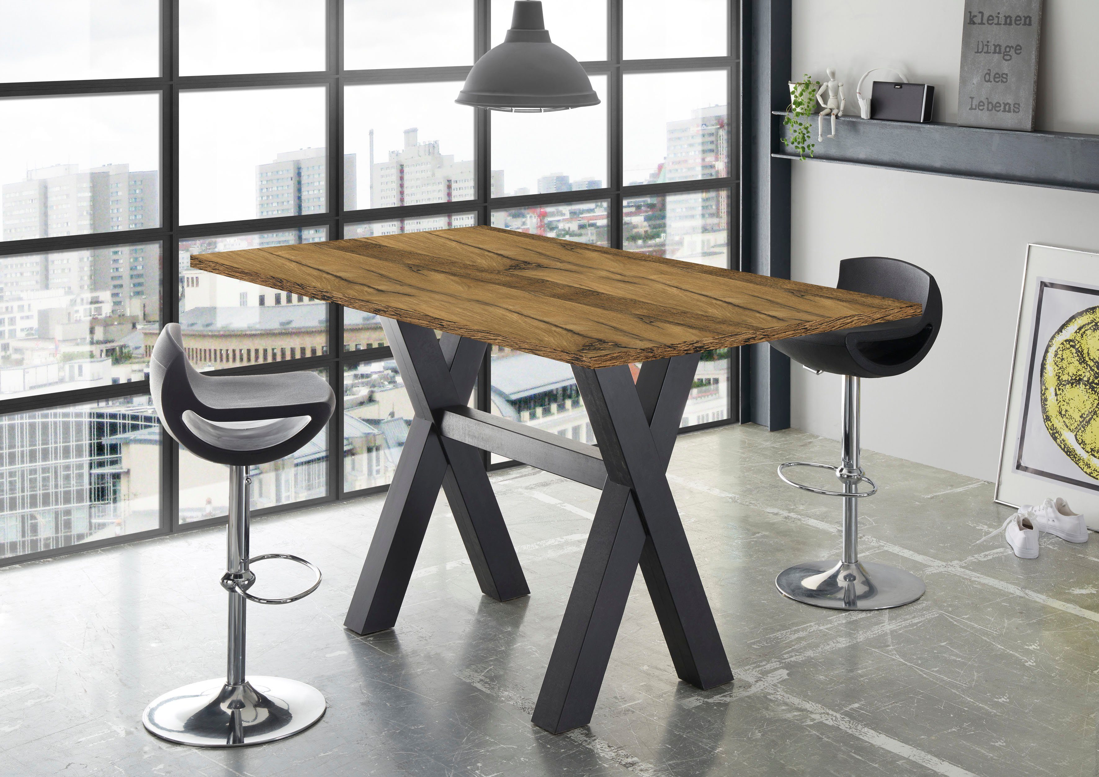 Mäusbacher Bartafel Frame in X-model (breedte 120, 140 of 160 cm)