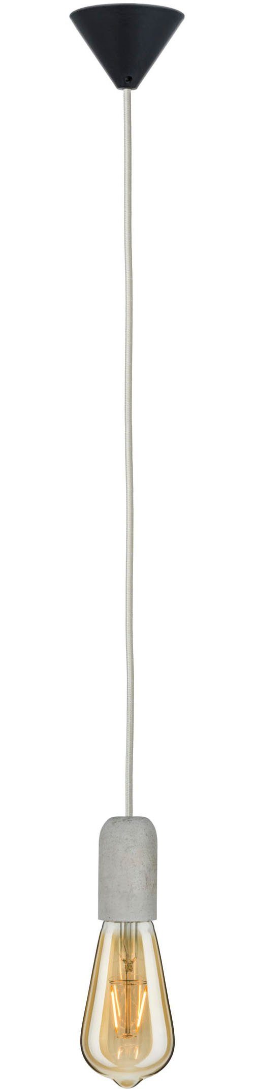 Paulmann Hanglamp Neordic Jano max. 1x60W Grijs/Zwart 230V Beton/Kunststof (1 stuk)