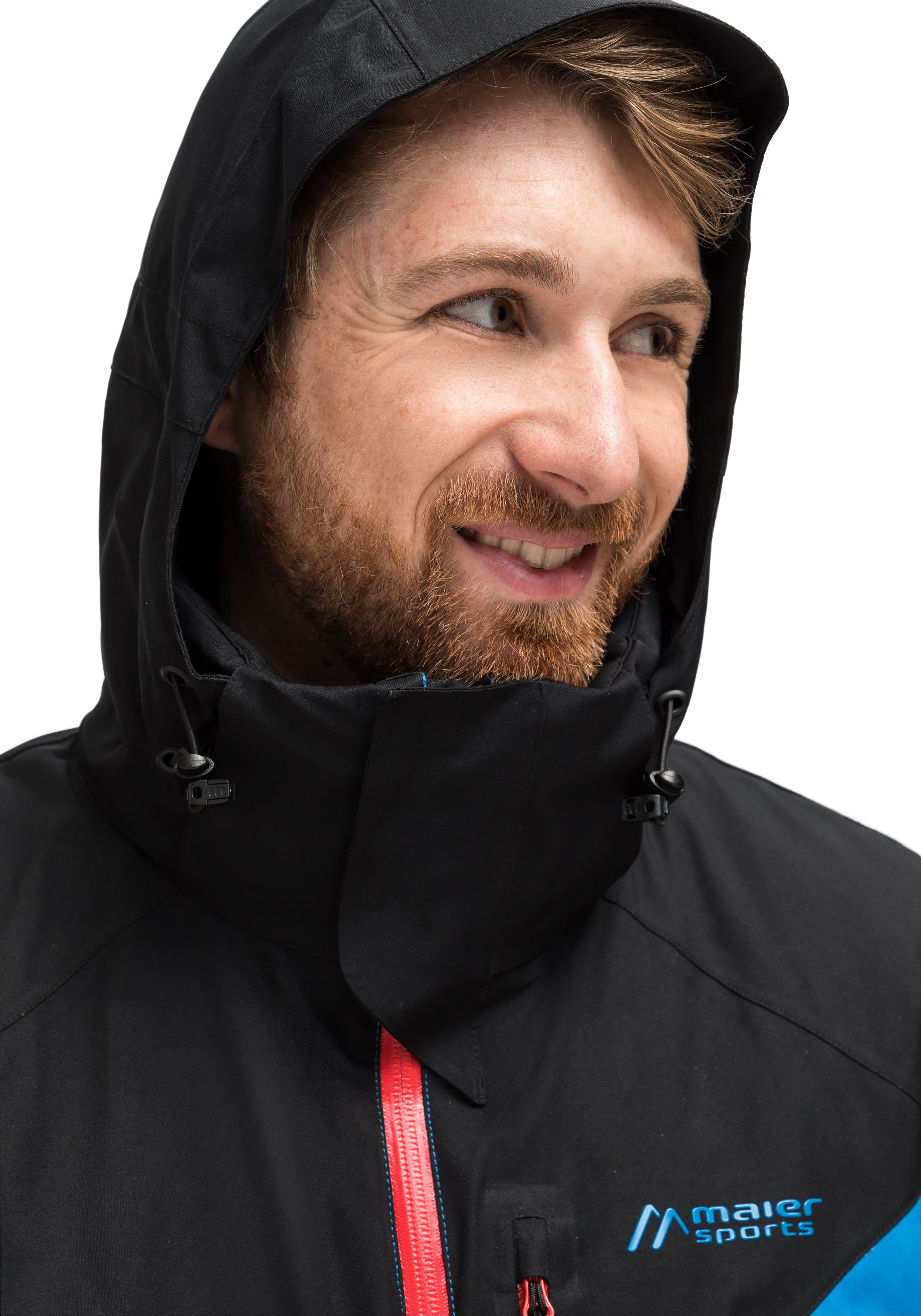 Maier Sports Ski-jack Pajares Heren winterjas wind- en waterdicht 4 ritszakken regular fit