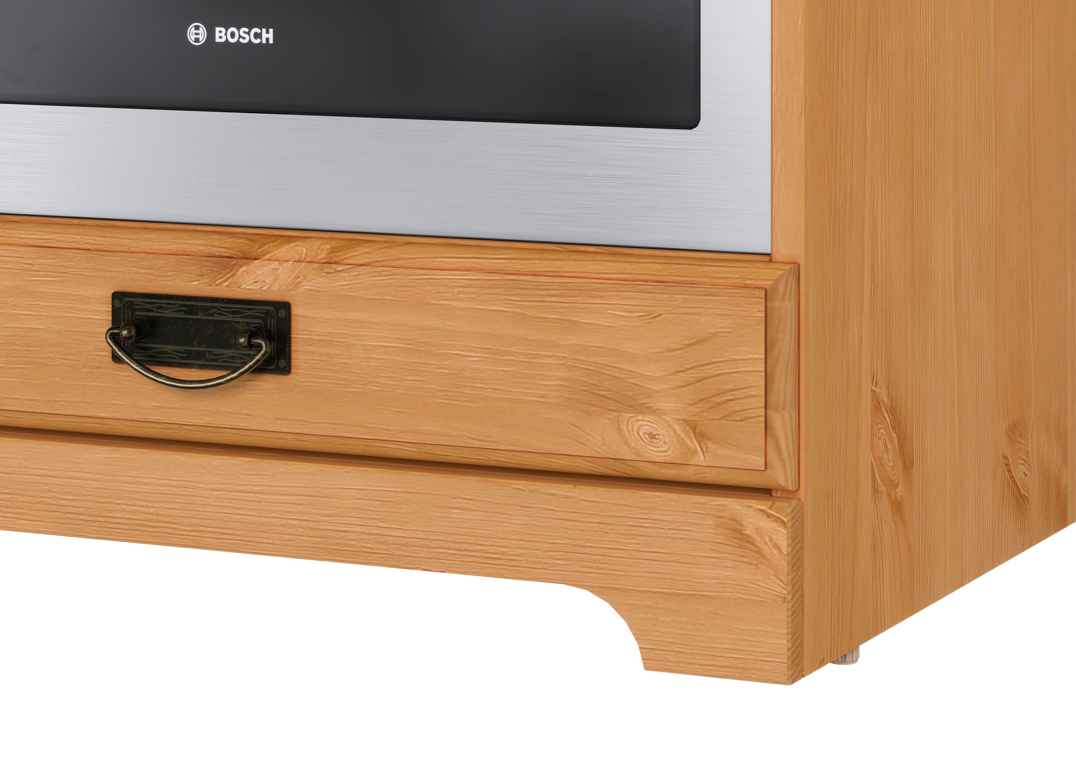 Home affaire Ombouwkast voor oven Rügen Breedte 60 cm, massief grenen, nismaat fornuis B/D/H 56,7/54,2/60,5 cm