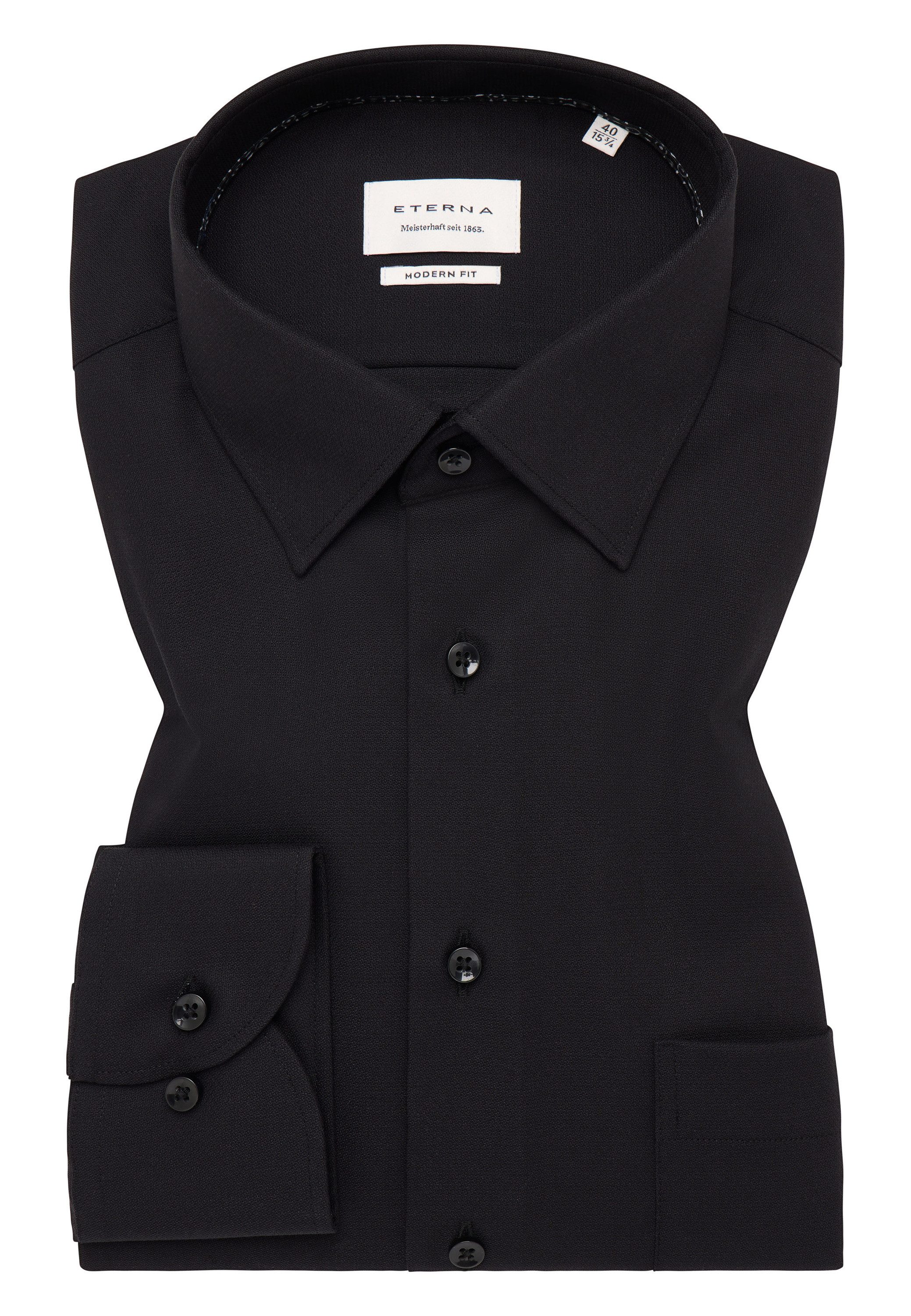 Eterna Overhemd met lange mouwen MODERN FIT NON IRON (strijkvrij)