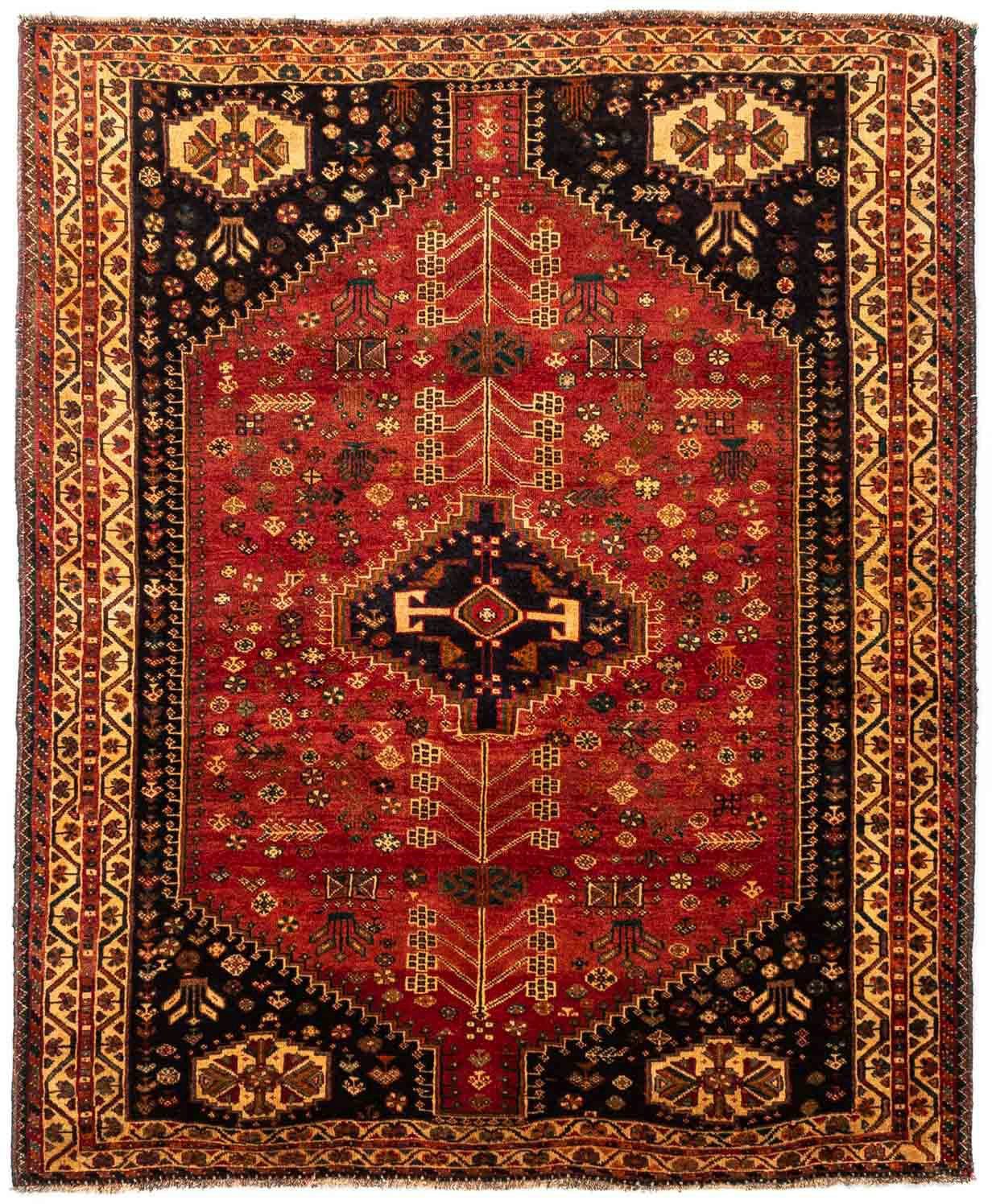 morgenland Wollen kleed Shiraz medaillon 238 x 164 cm Handgeknoopt