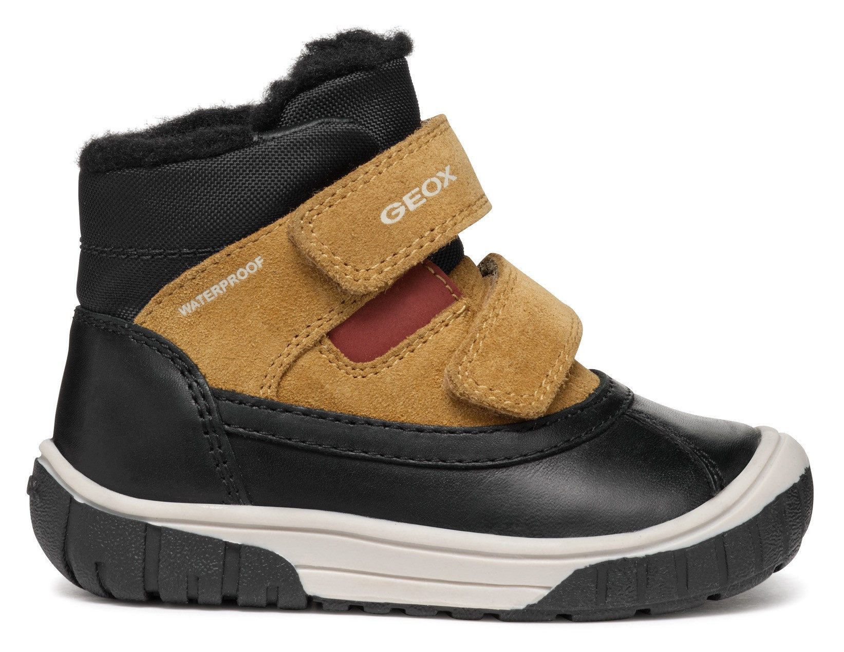 Geox Winterlaarzen B OMAR BOY WPF C Klittenbandlaarzen, babylaarzen winterlaarzen met warme voering