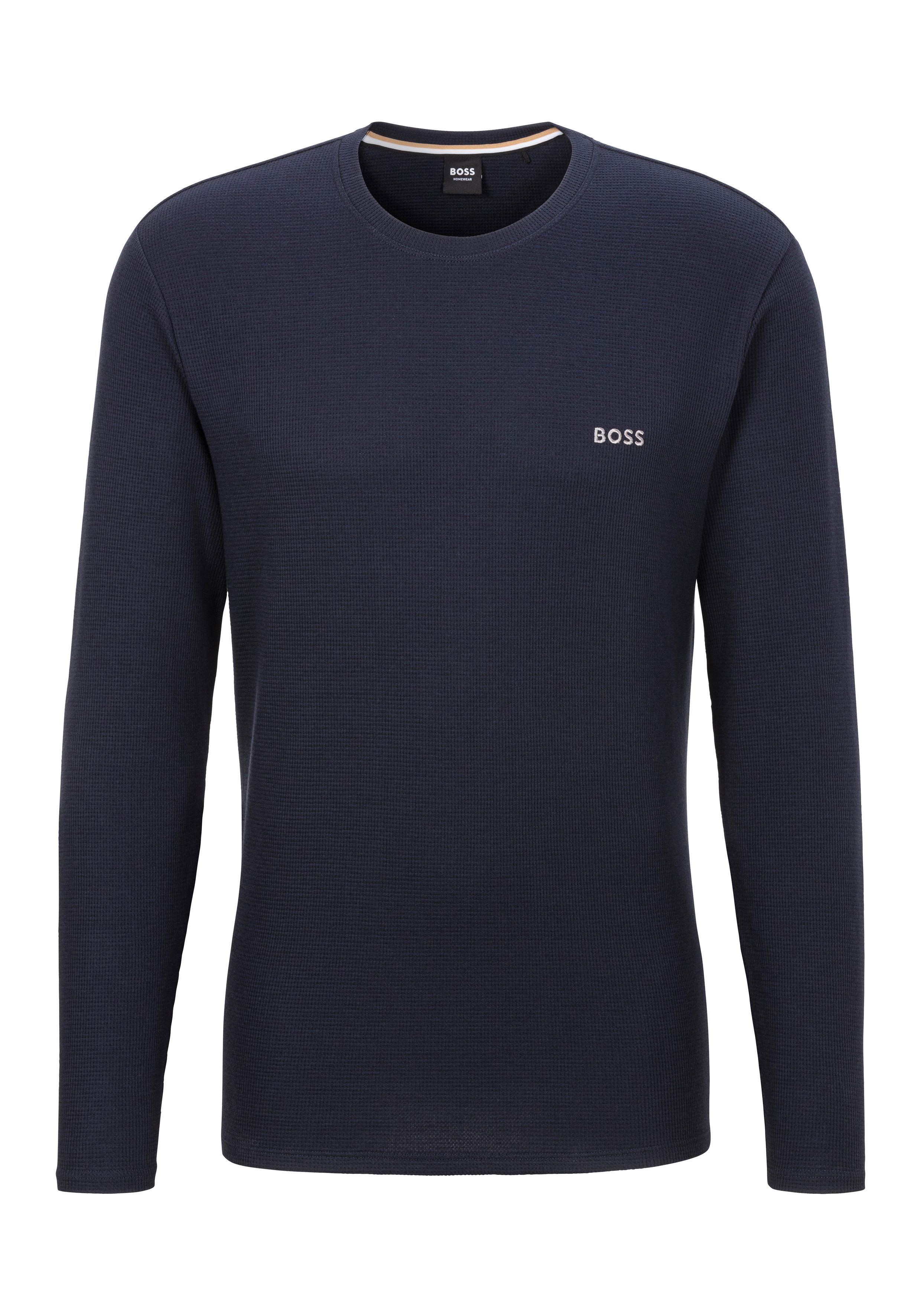 BOSS Pyjama top Waffle LS-Shirt