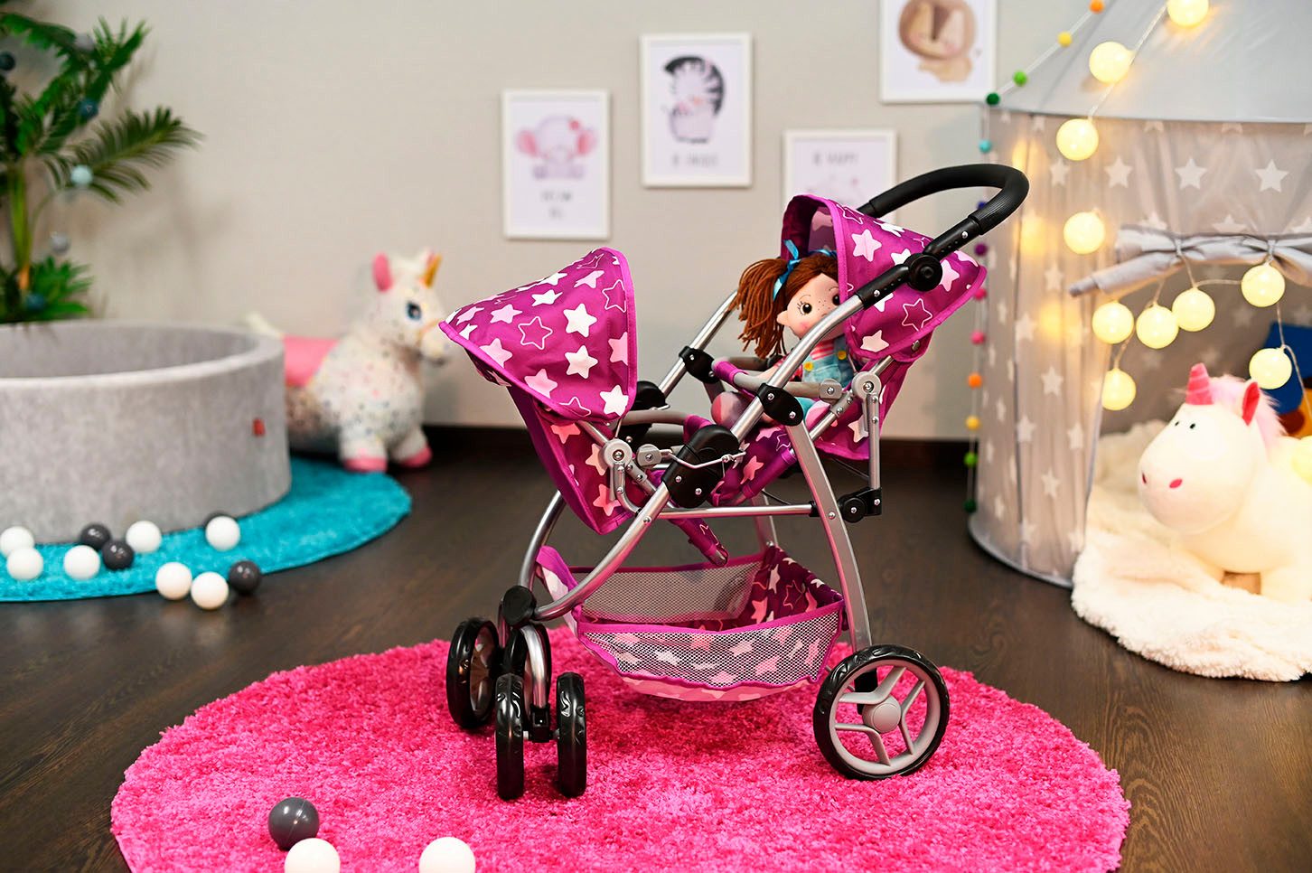 Knorrtoys® Poppen-duobuggy Milo