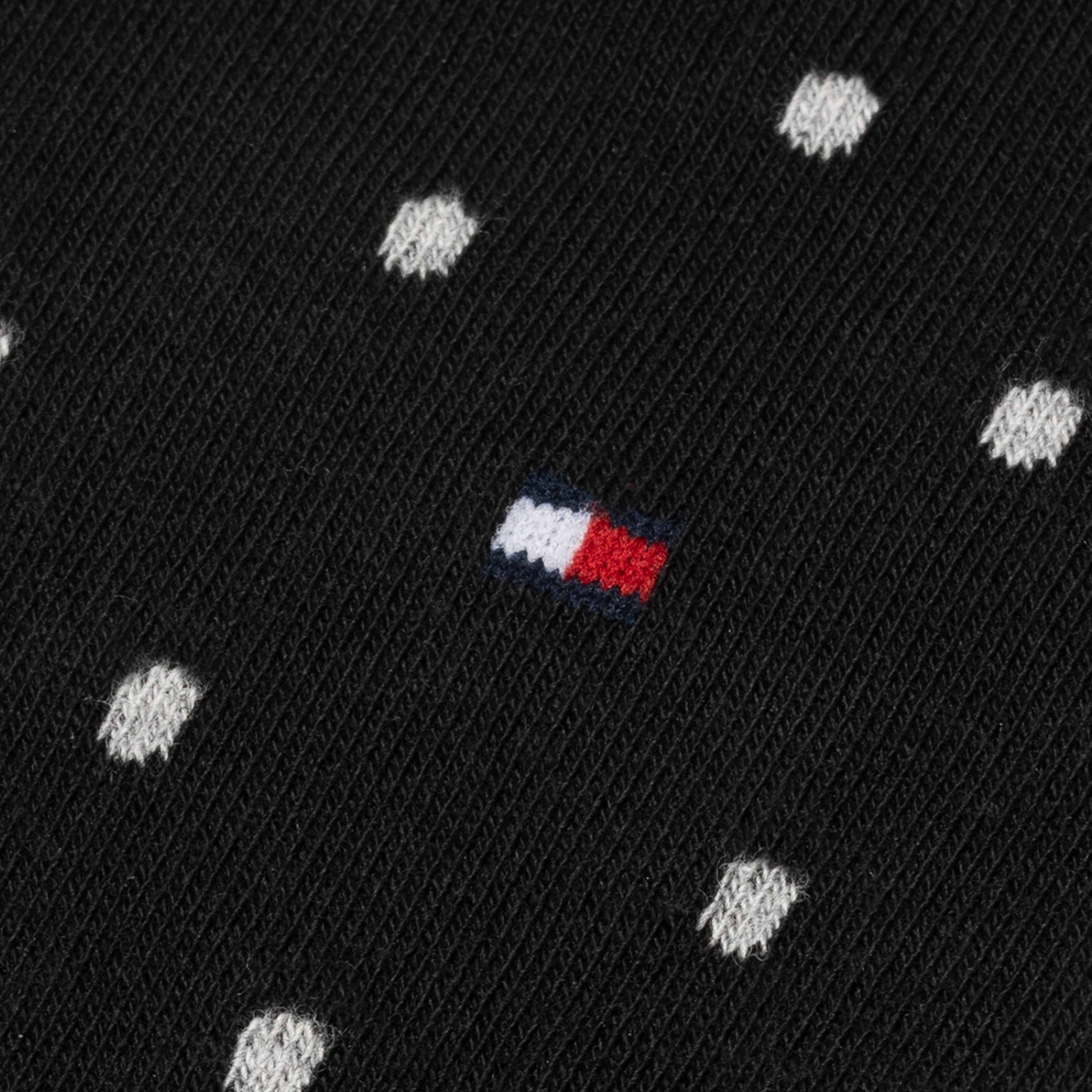 Tommy Hilfiger Sokken TH WOMEN SOCK DOT met fijn ribborde en logo-borduursel (2 paar)