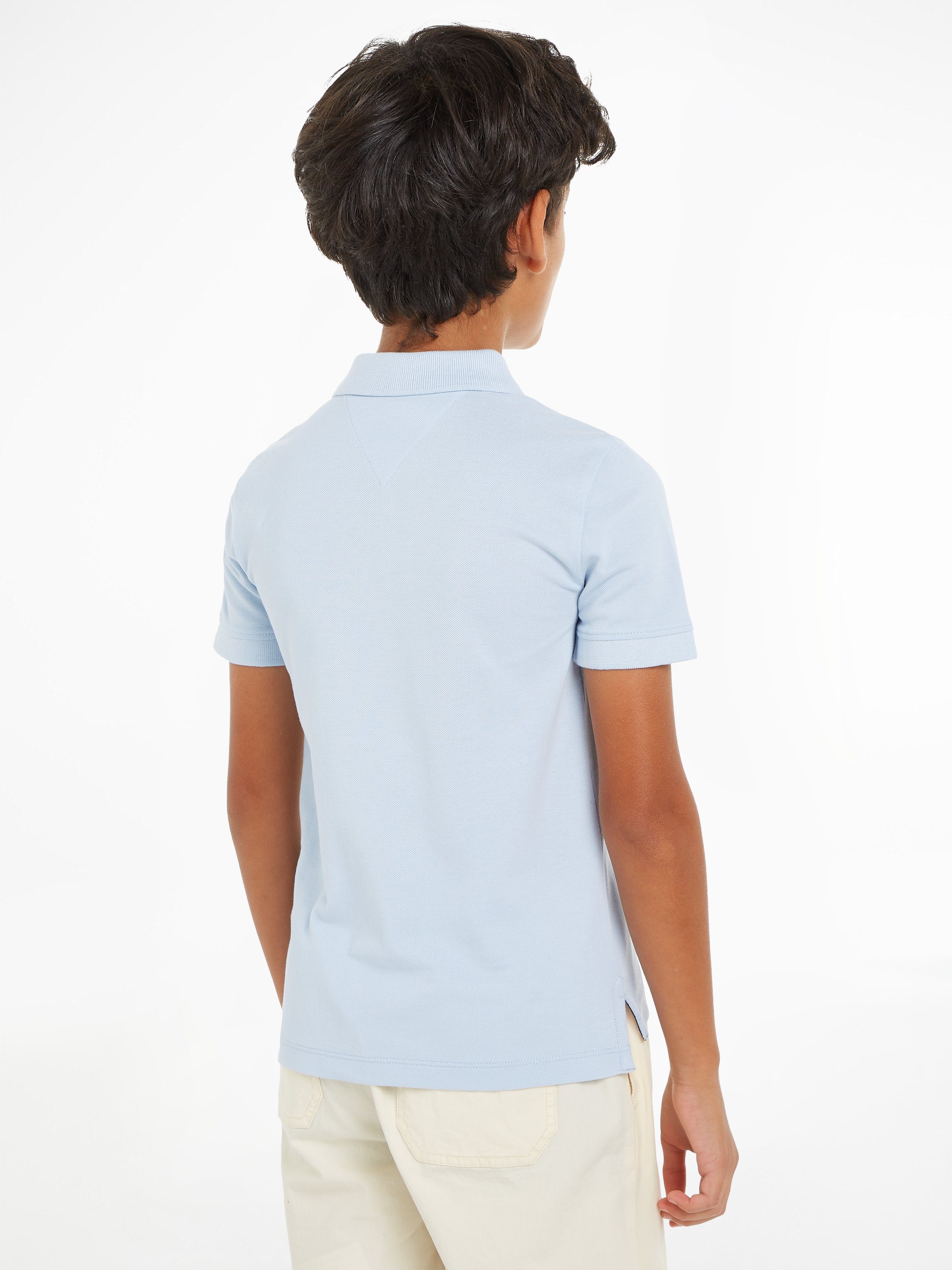 Tommy Hilfiger Poloshirt FLAG POLO SS met geborduurd logo
