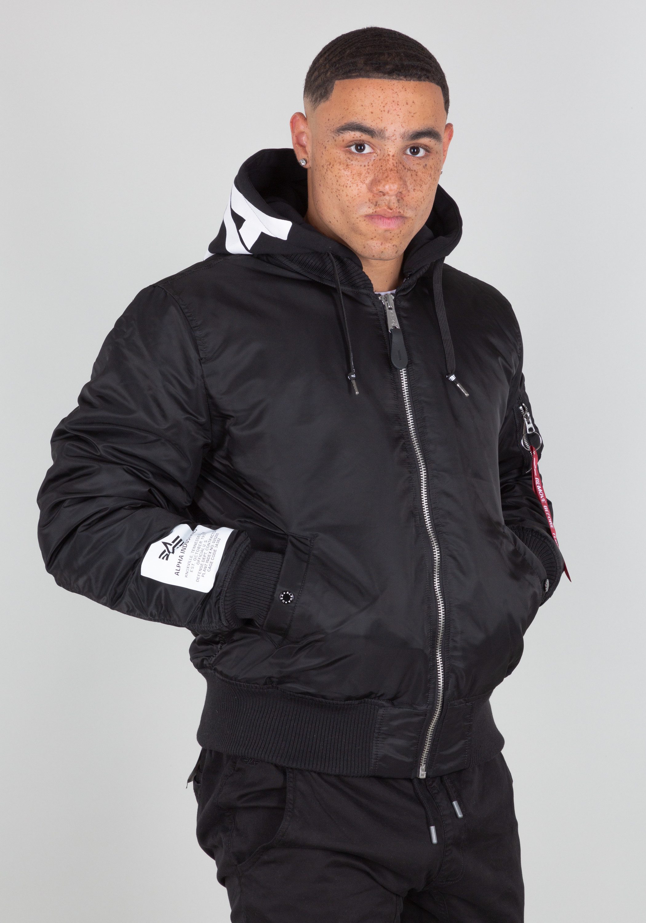 Alpha Industries Bomberjack Alpha Industries Men - Bomber Jackets MA-1 Zip Hood Print