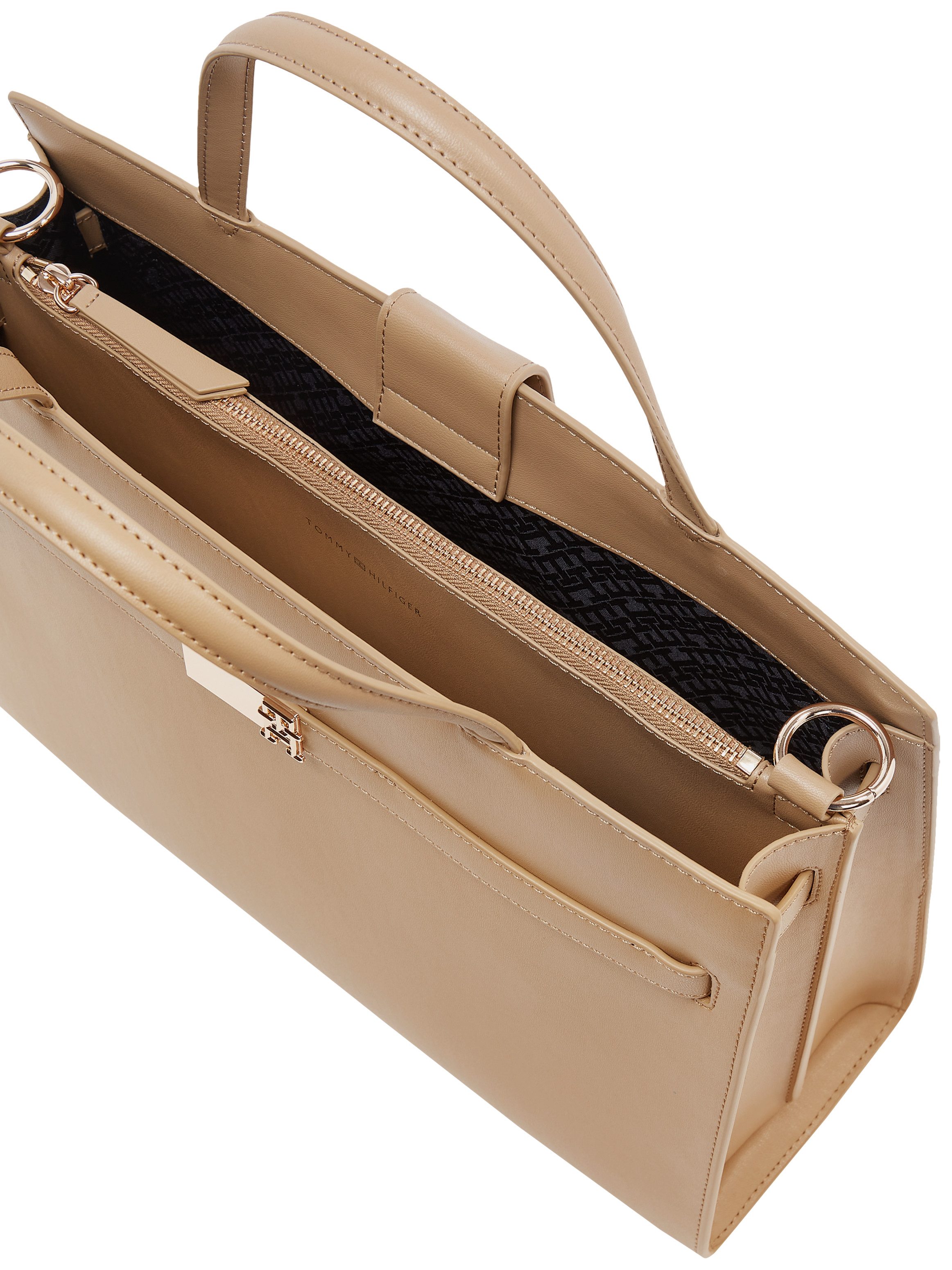 Tommy Hilfiger Schoudertas TH HERITAGE WORKBAG , dames handtas, schoudertas, schoudertas met logo-embleem