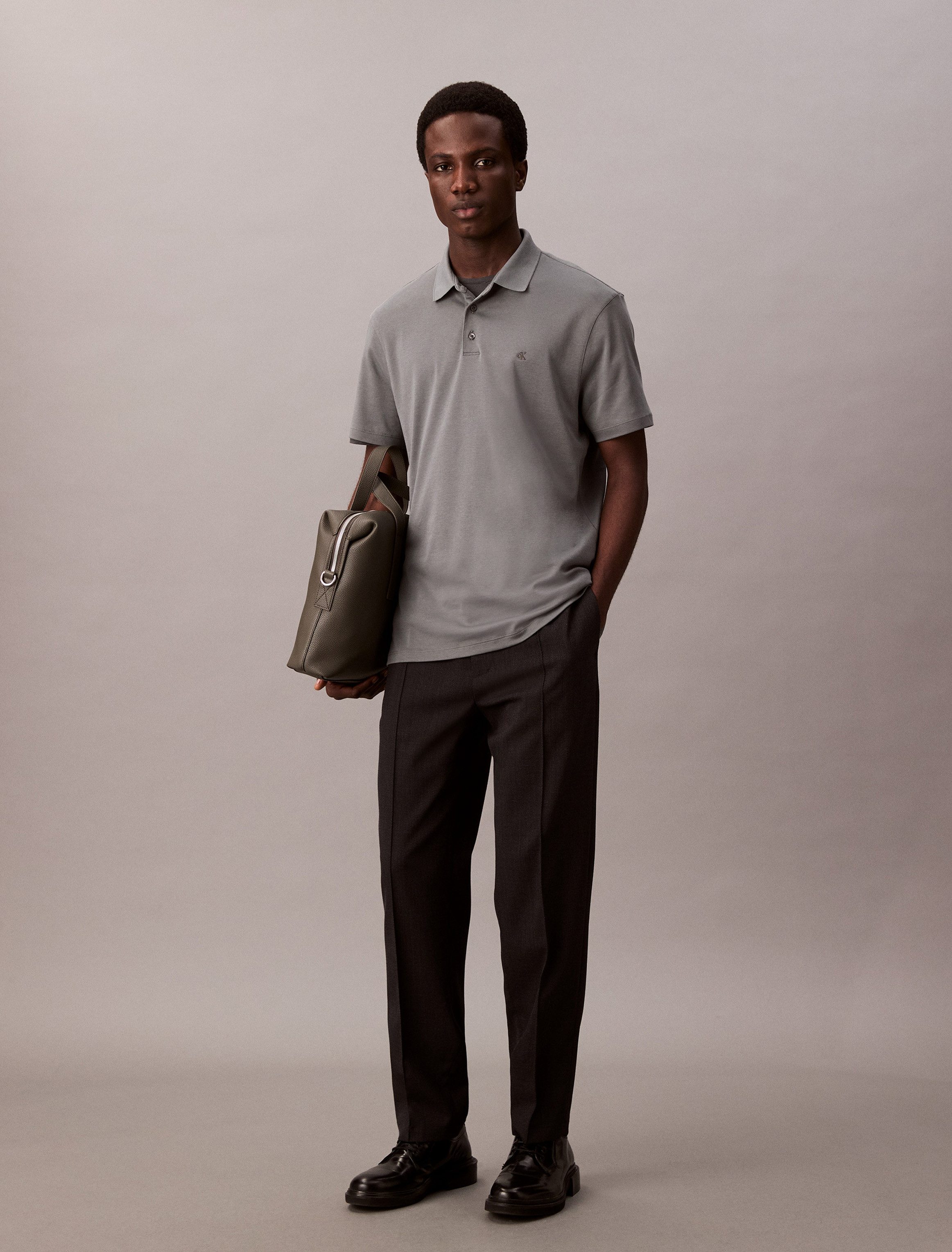 Calvin Klein Poloshirt SS SUPIMA CHEST EMB POLO