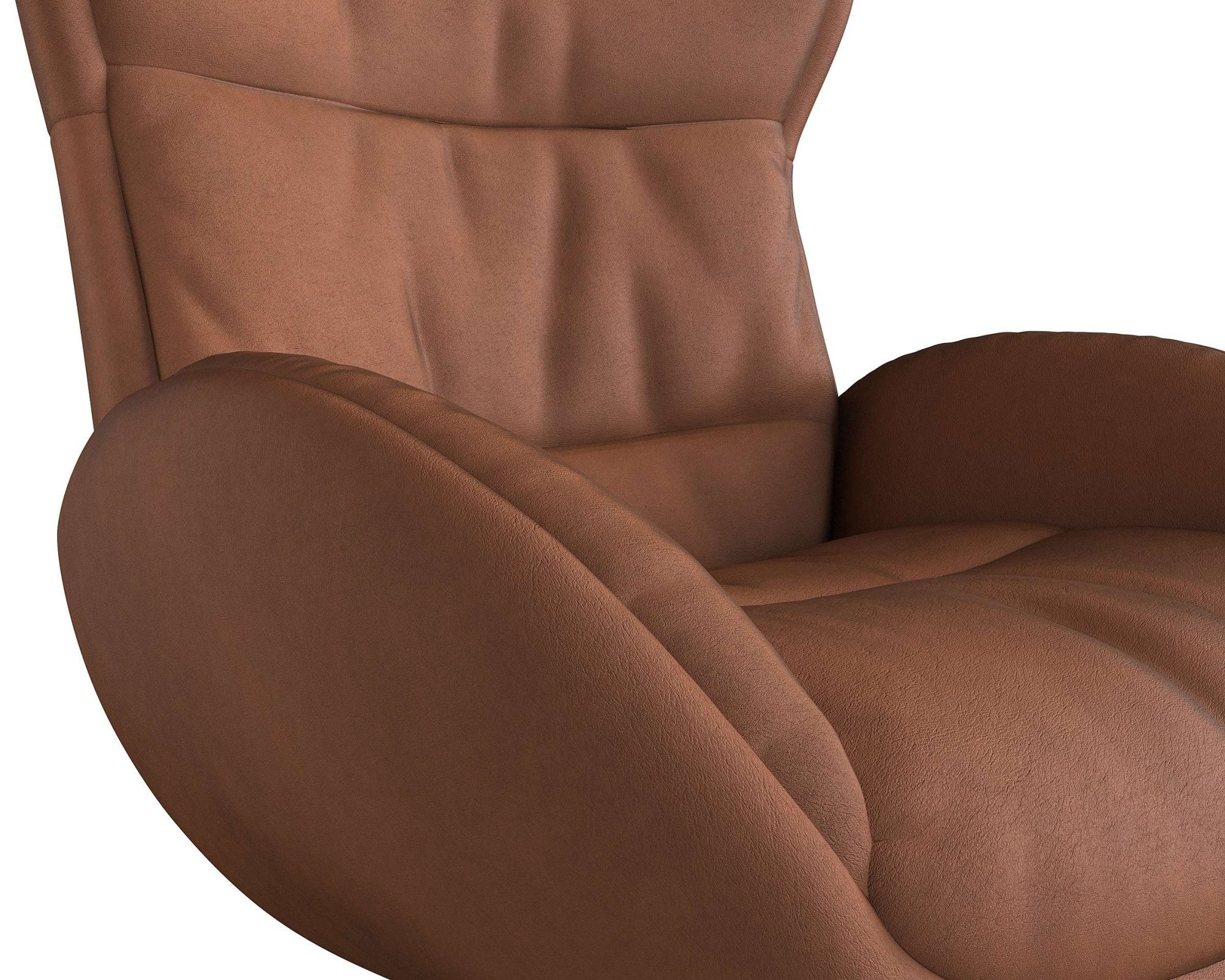 FLEXLUX Relaxfauteuil Haze, uitstekend comfort, Alu voet, organisch design, ergonomisch