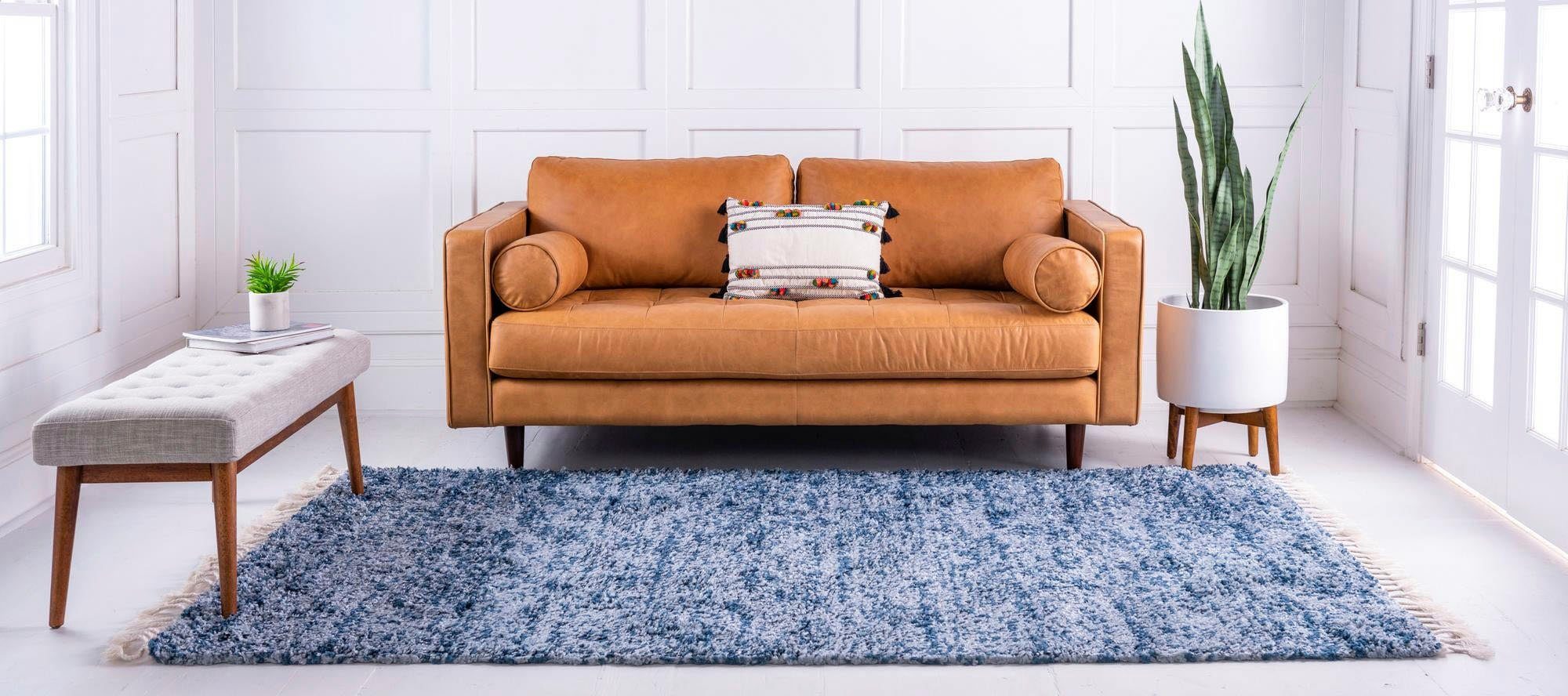 Myflair Möbel & Accessoires Hoogpolig vloerkleed Top shag voorraadopruiming geweven, gemêleerde look, zacht & behaaglijk, met franje