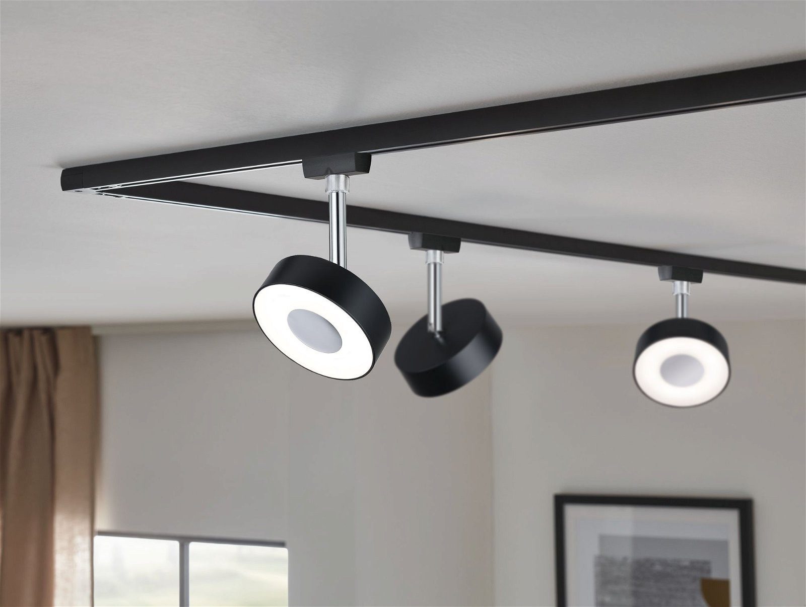 Paulmann Railsysteem-lampen URail rail spot Circle Enkelspot 160lm 5W 4000K 230V Chroom mat (1-delig)