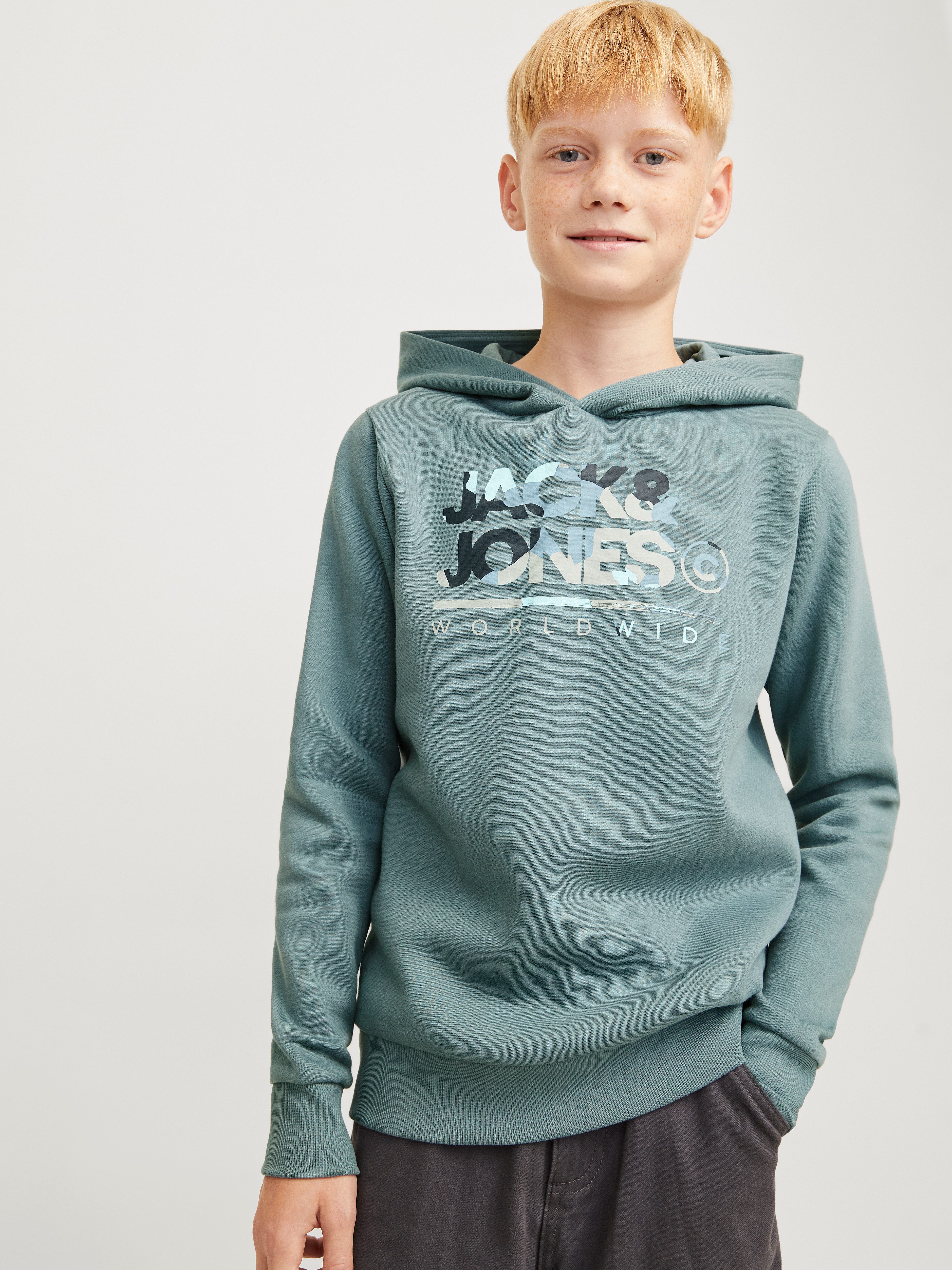 Jack & Jones Junior Hoodie JJLUKE SWEAT HOOD JNR