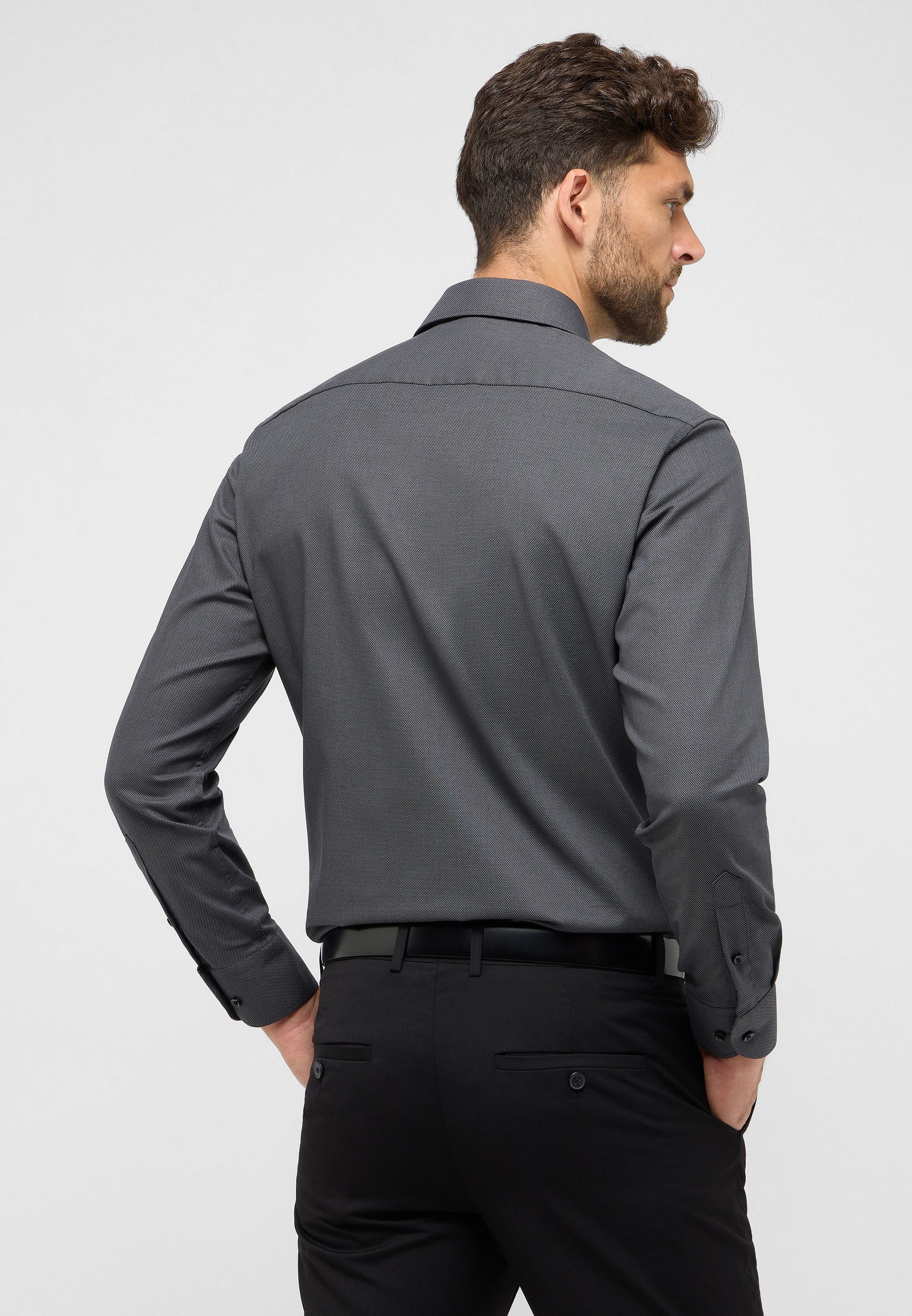 Eterna Overhemd met lange mouwen MODERN FIT NON IRON (strijkvrij)