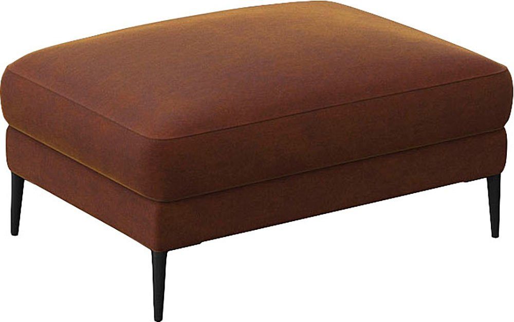 FLEXLUX Poef Belle gestoffeerde hocker, zithocker Scandinavisch design, in een sublieme verwerking