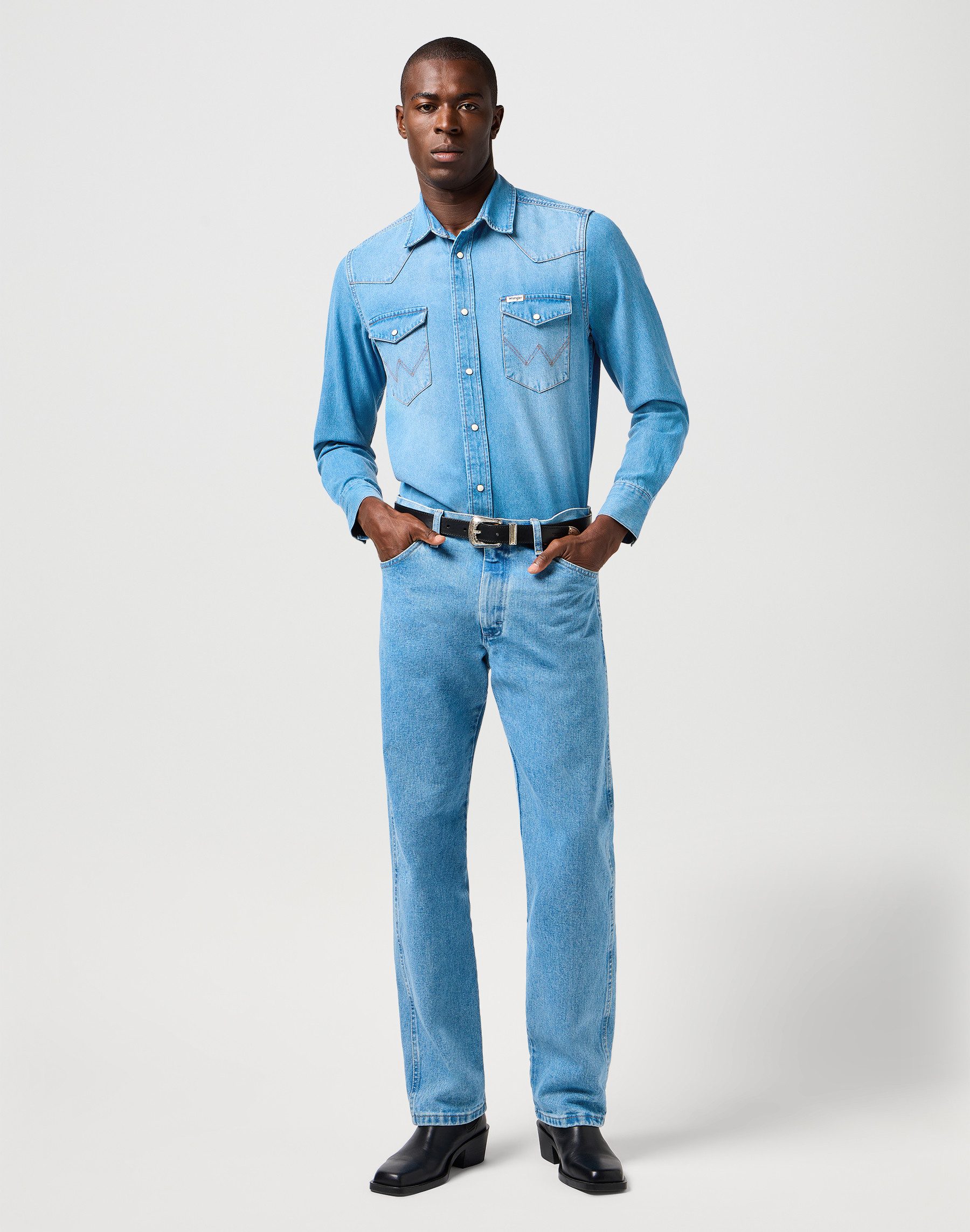 Wrangler Overhemd met lange mouwen Western Shirt