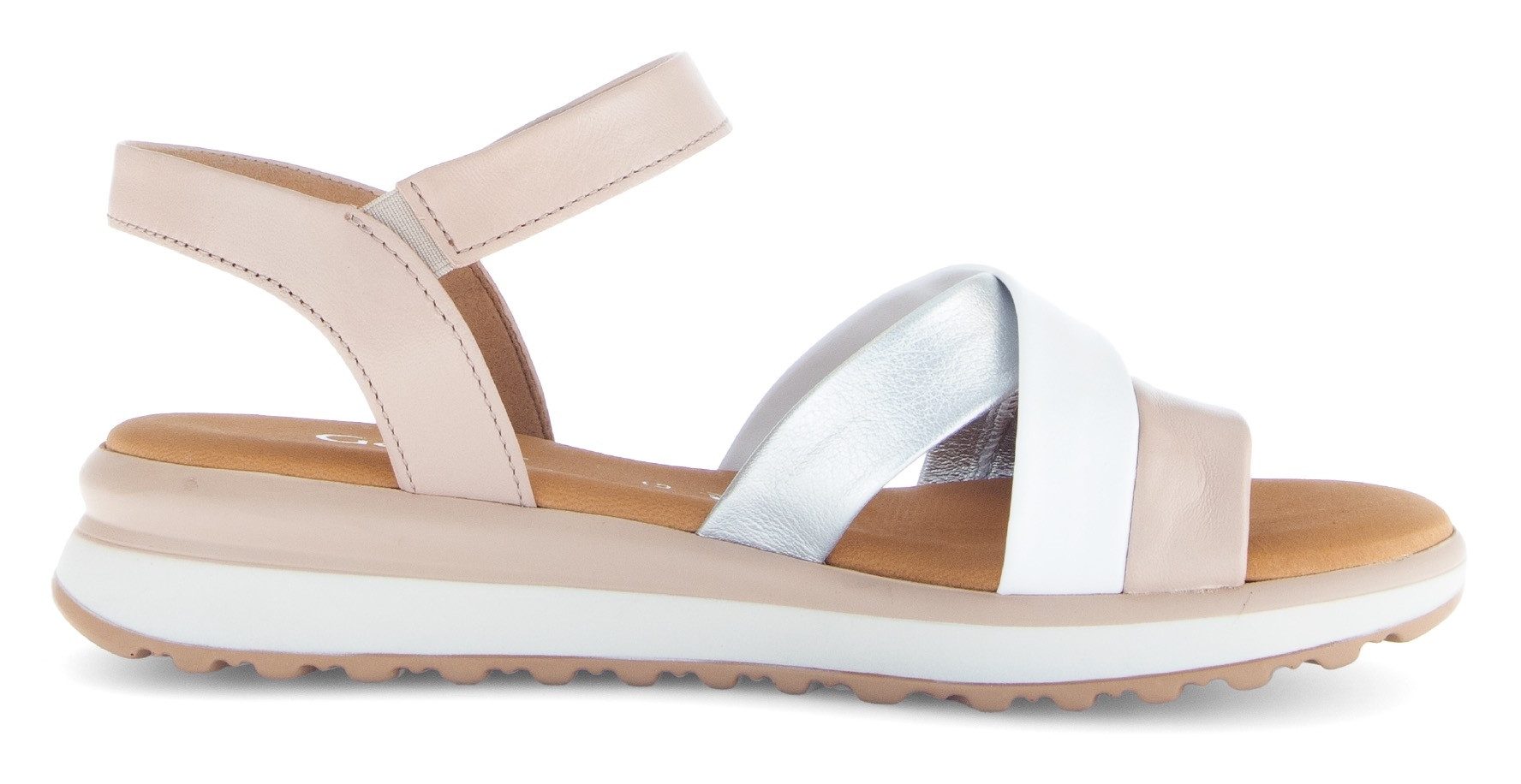 Gabor Sleehaksandaaltjes Florence , riemchensandaal, zomerschoen, comfort-schoen in breedte g (=breed)