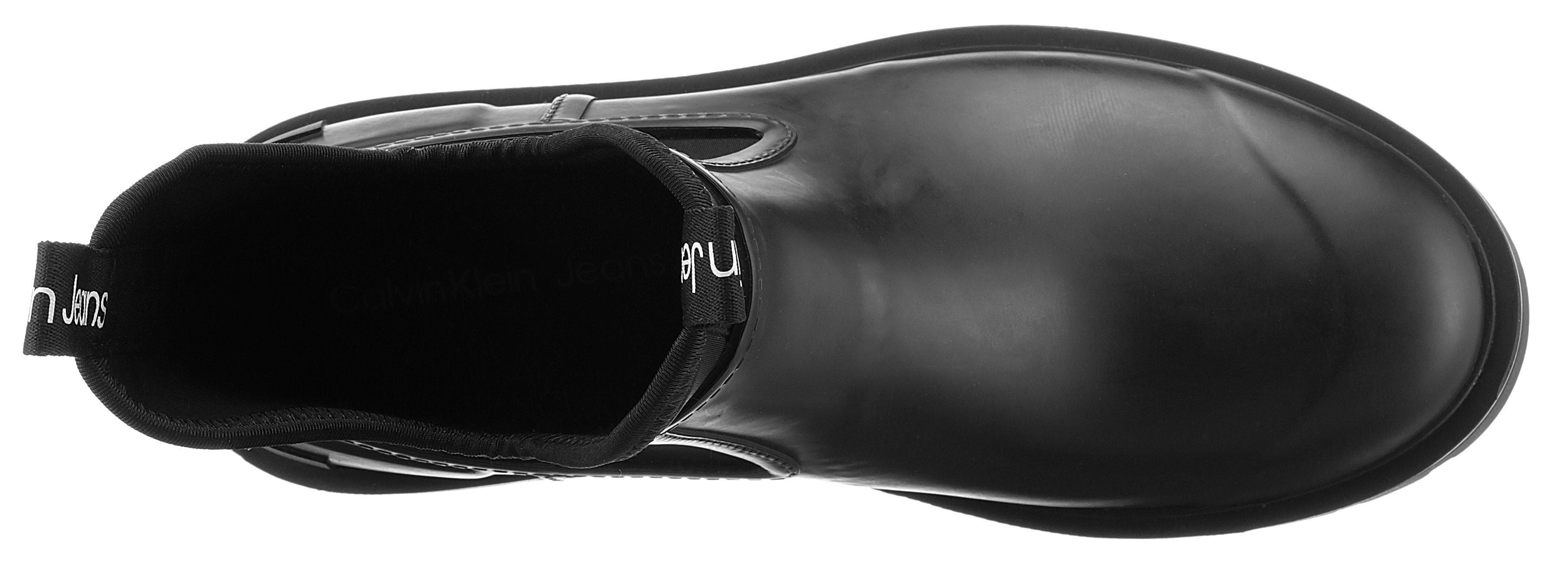 Calvin Klein Rubberlaarsjes MID RAINBOOT CHELSEA chelseaboots, enkellaars met coole instap