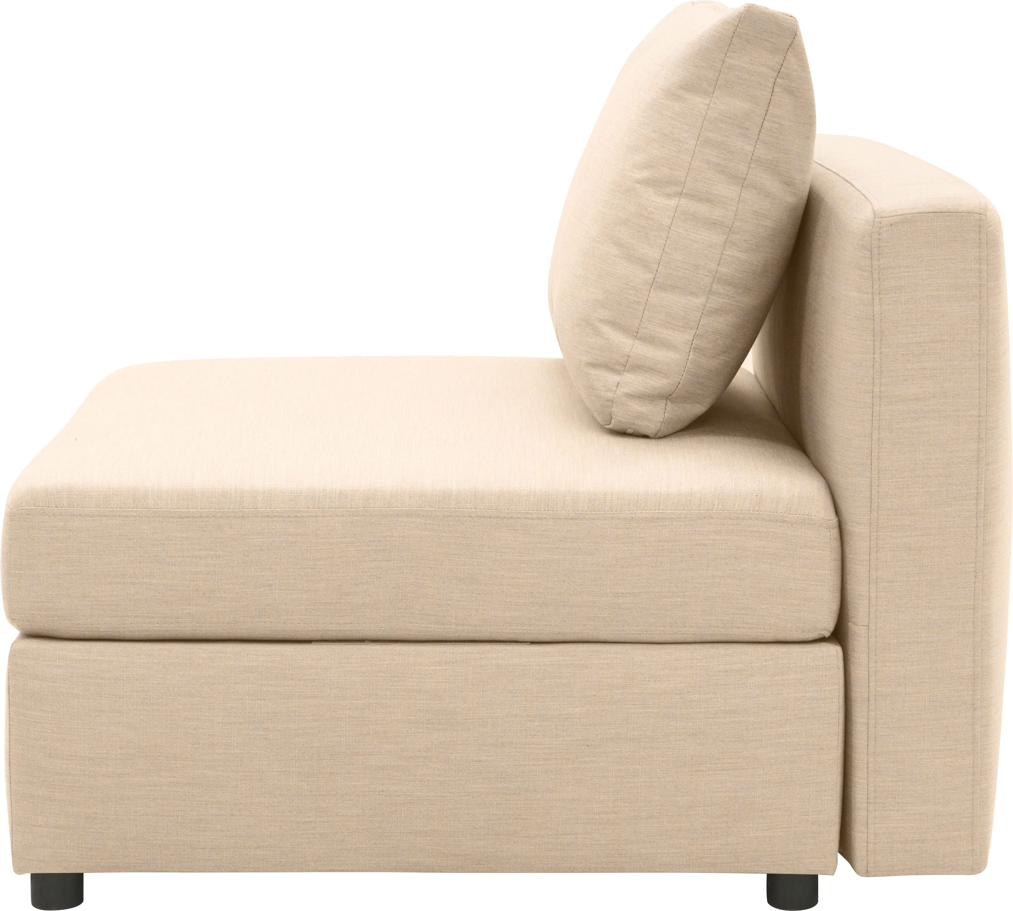 DOMO collection Sofaelement Solskin, individueel uitbreidbaar/combineerbaar met losse kussens. rug- en zijpanelen als steeksysteem.